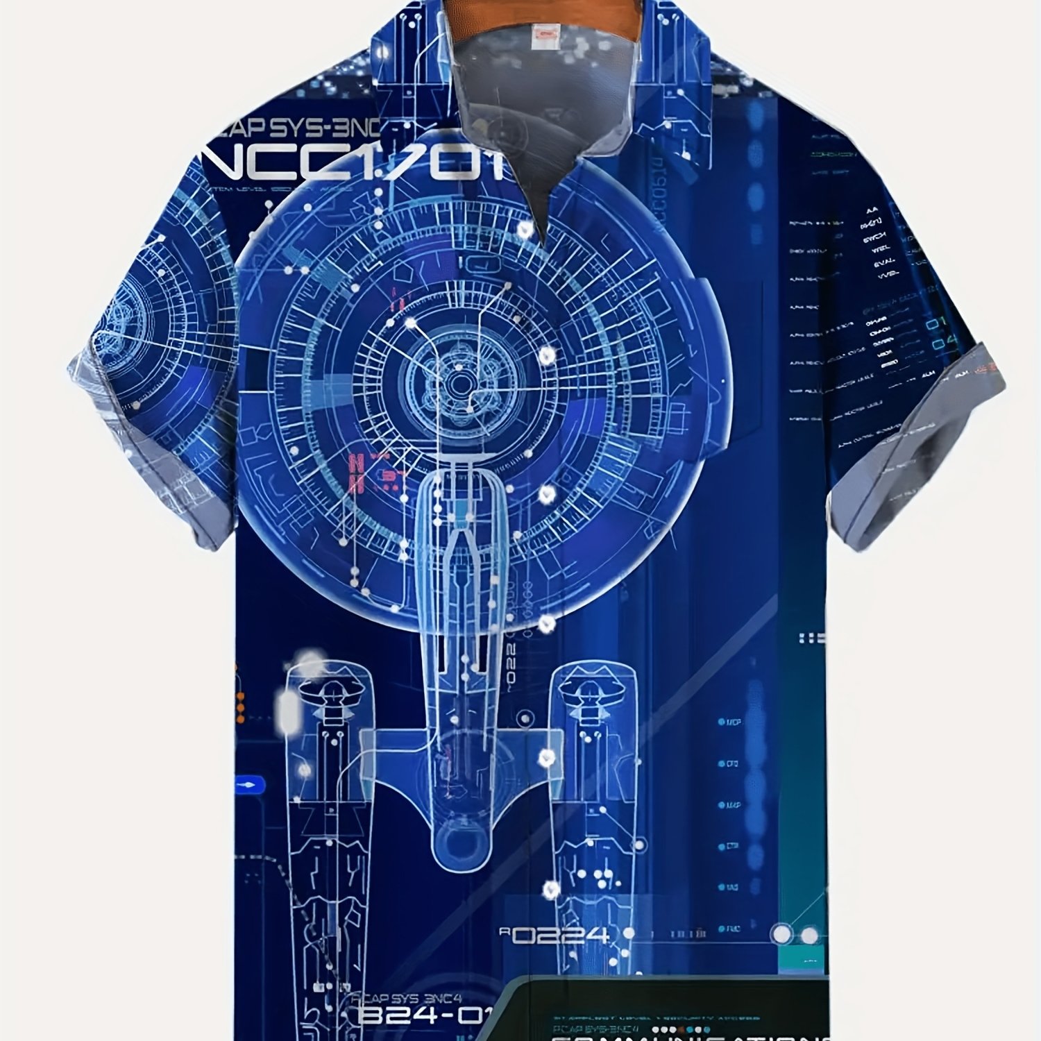 TEMU Men's Lightweight Fashion Casual Short-sleeved Button-up Shirt, Perfect For Summer Daily Wear, Leisure, Beach Vacations, Streetwear, And Gifts