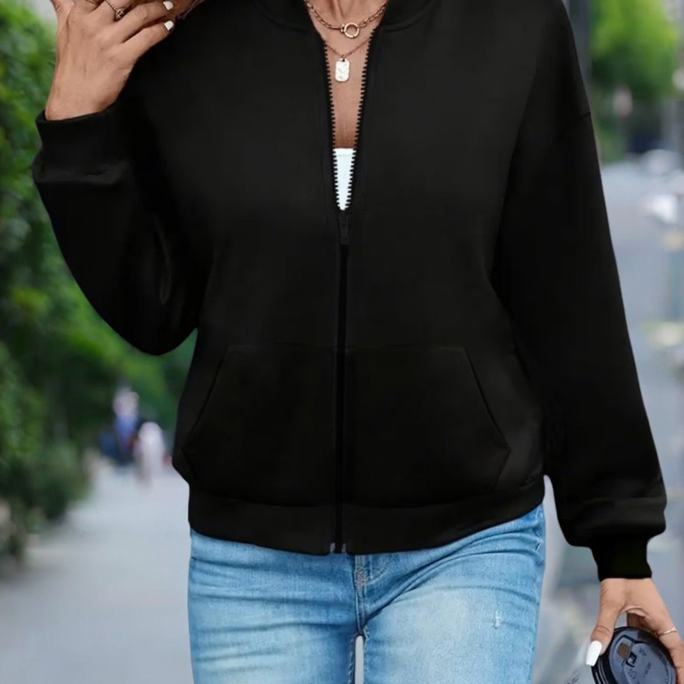 TEMU New Plus Size Women's Fashionable Casual Sport Jacket