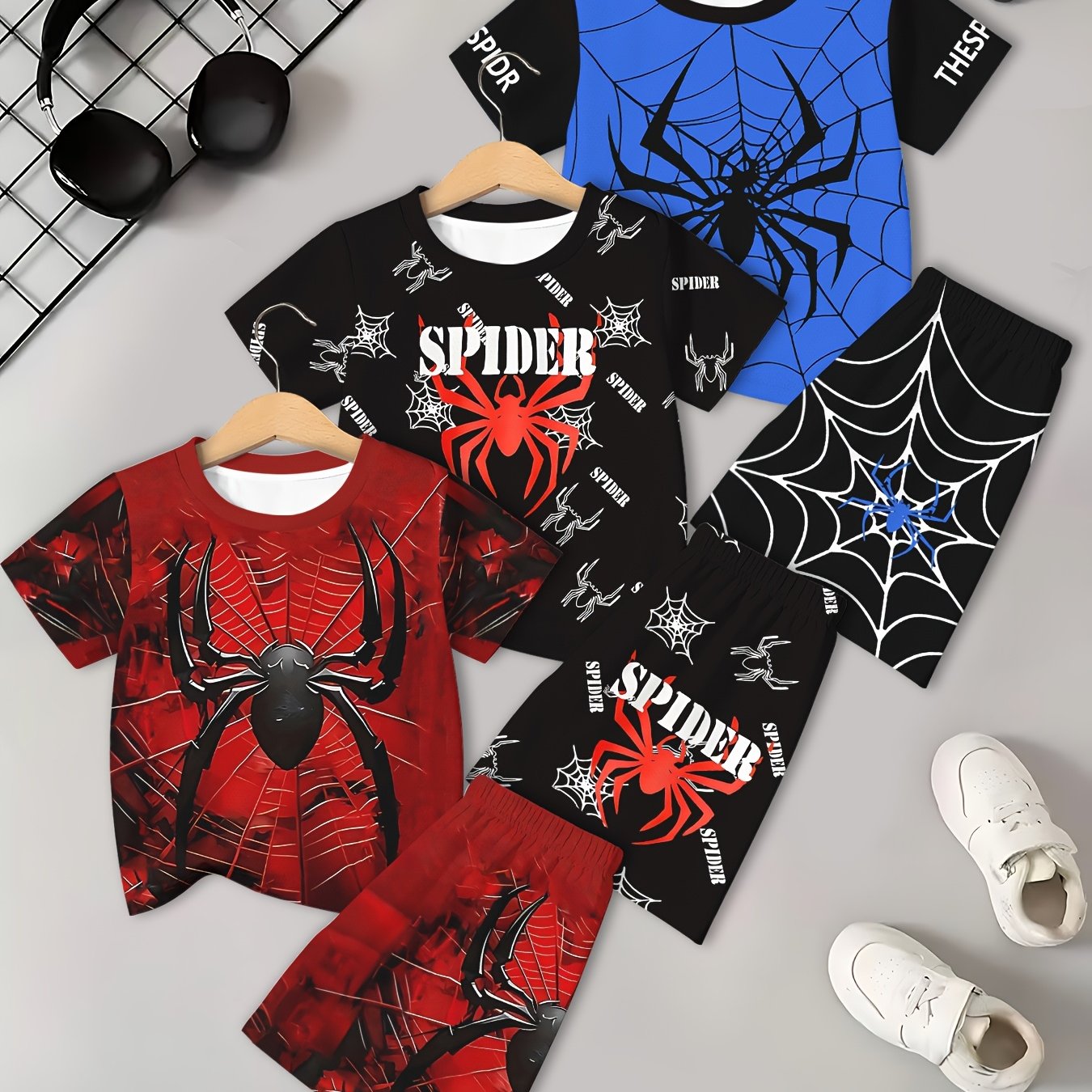 Image of Baby Clothes,6pcs Boys' Fashion Set, Suitable For Young Children, Stylish And Print., Perfect For Outdoor,newborn/toddler Necessities