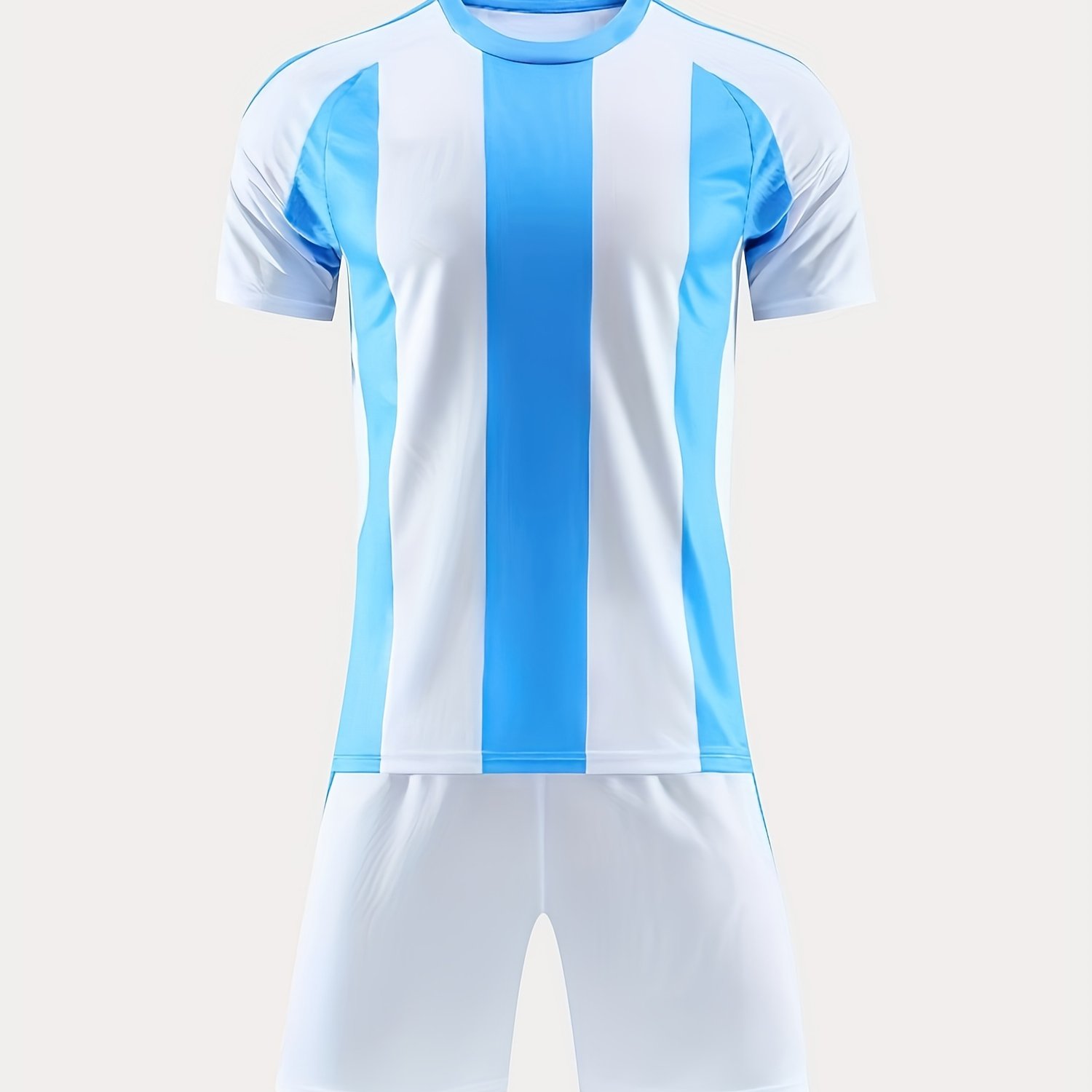 TEMU Men's Soccer Uniform Set, Quick-dry Breathable , Suitable For Training And Competition. Color Soccer Jersey, Lightweight Comfortable Athletic
