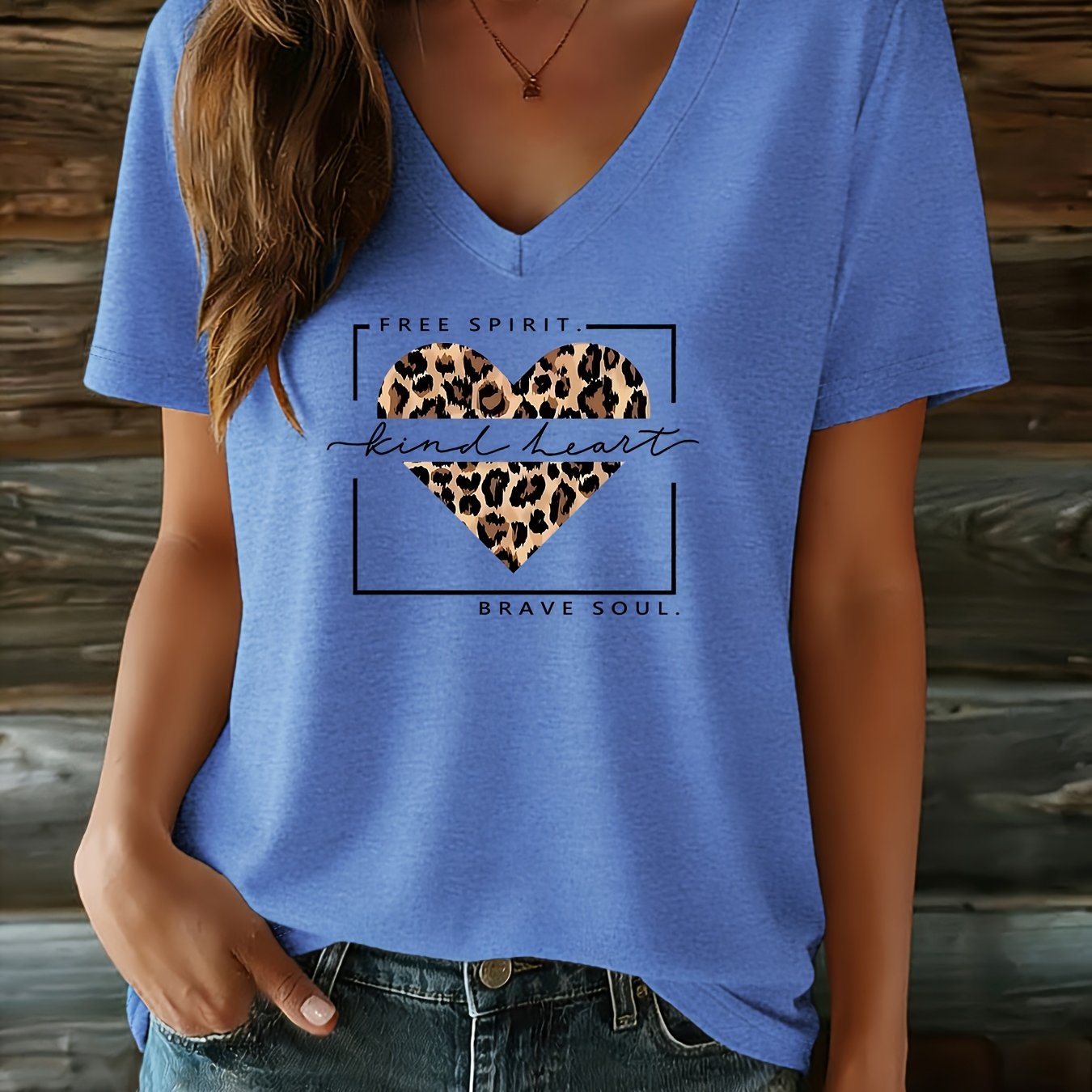 TEMU Plus Size, Women's Plus Size Short Sleeve T-shirt - Blouse-compatible Letter Print Top | Opaque Non-sheer Tee Suitable For Layering, Machine