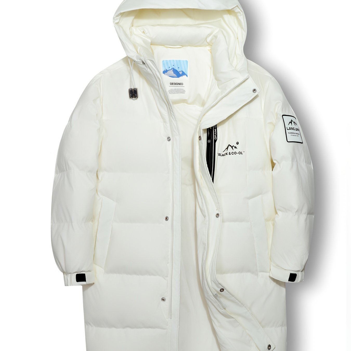 Men's Hooded Thickened Warm Down Jacket for Winter