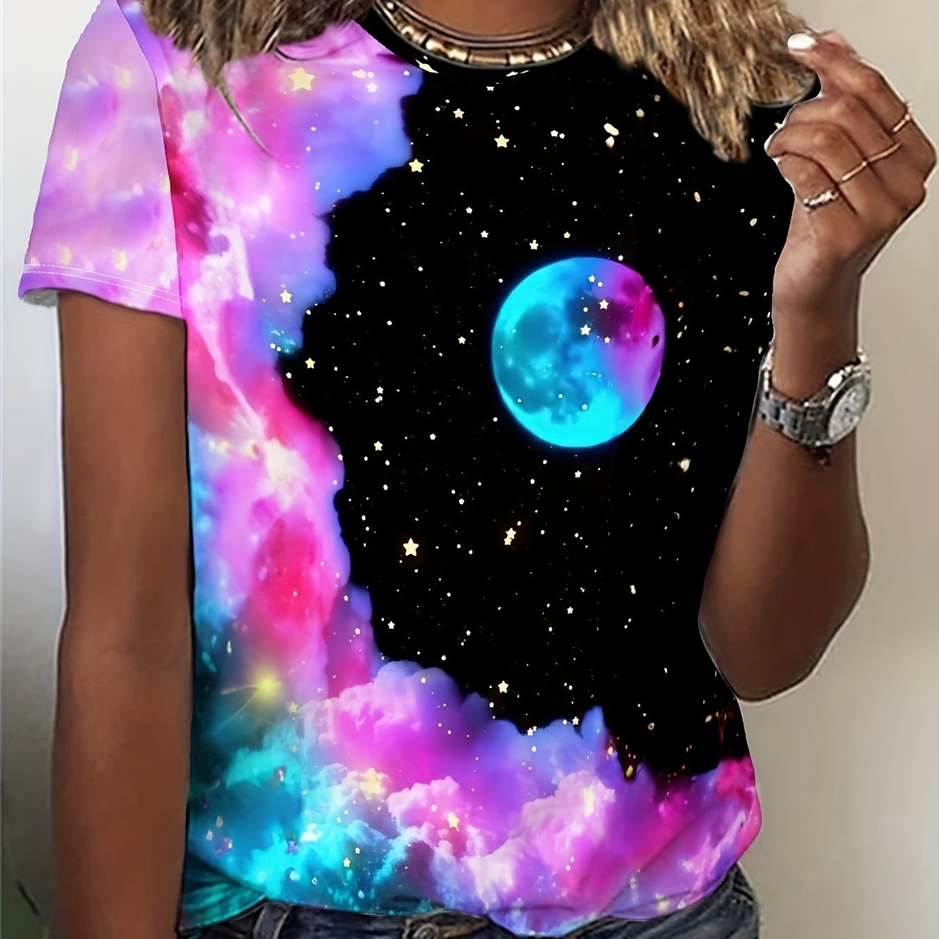 Round Neck Short Sleeve