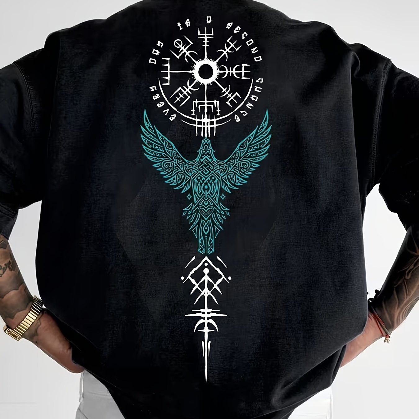 E-shop Neuestes Herren-Mode-Print-Kurzarm-Graphic-T-Shirt, Essentiell für Ausflüge Dates, Geeignet für Outdoor-Sport, Bequem Schweißableitend, Einfache