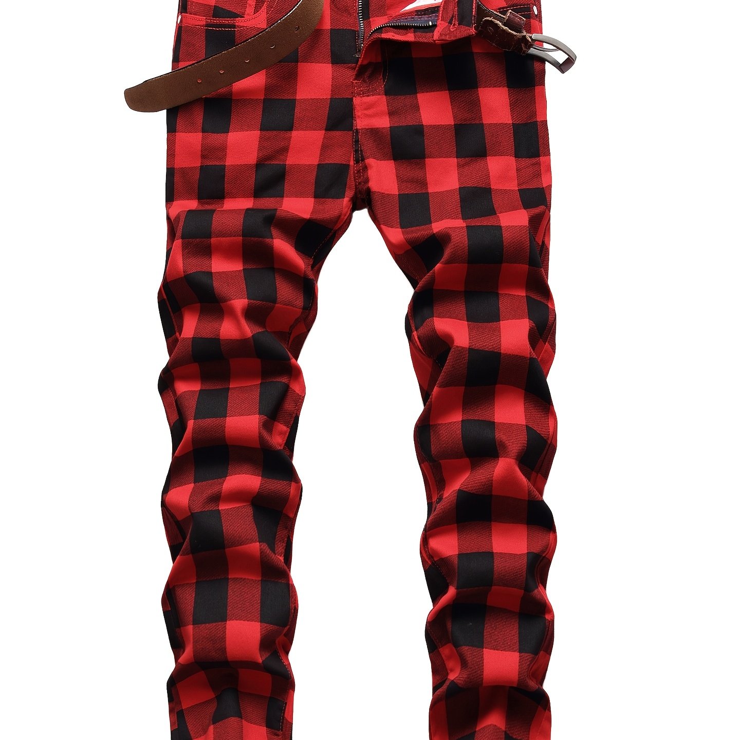 Men's Slim And Black Jeans, Trendy Brand Retro Long Pants, Versatile Casual Trousers For Spring And Autumn