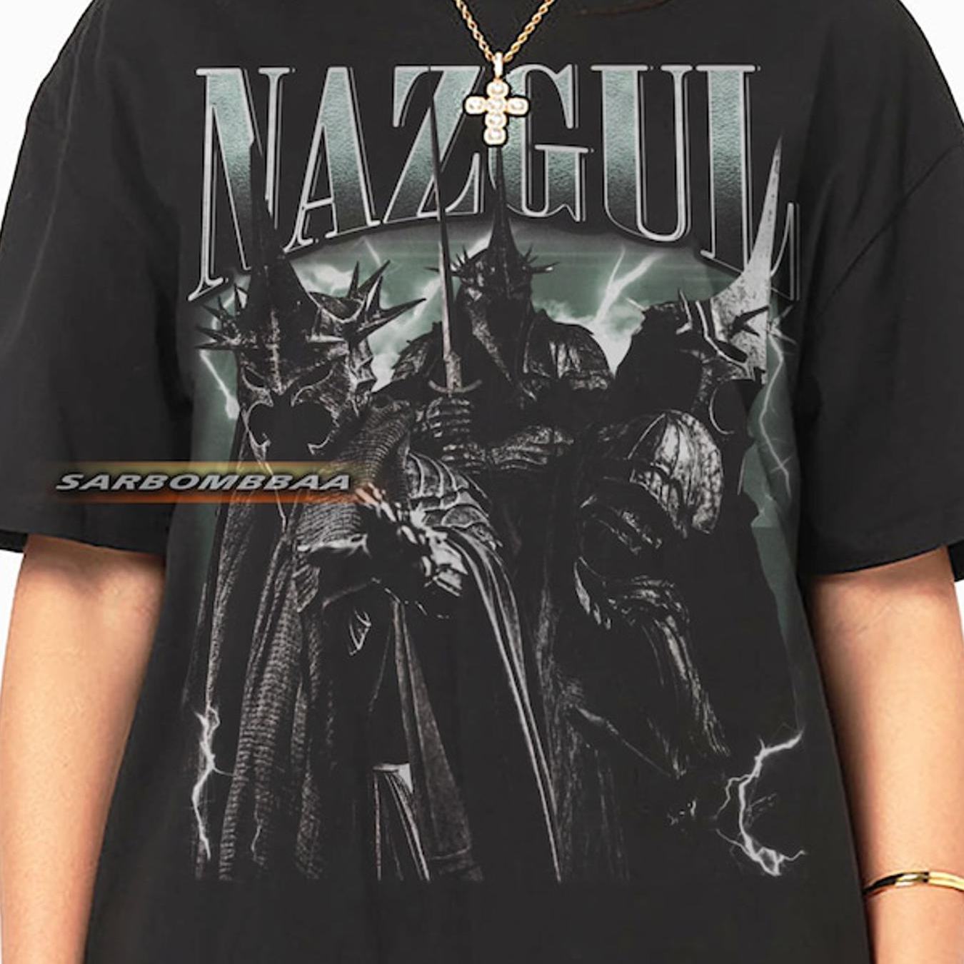 Nazgul Vintage Style T Shirt Witch King Tee, For Halloween