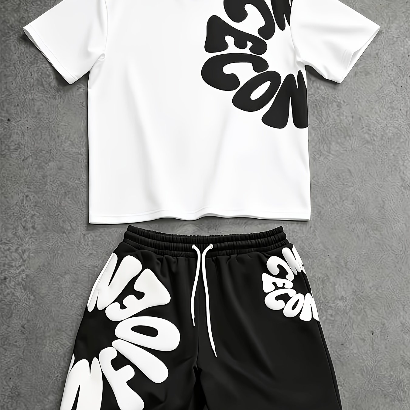 TEMU Men's Outdoor Casual Sport 2pcs Set, Comfortable Outfit