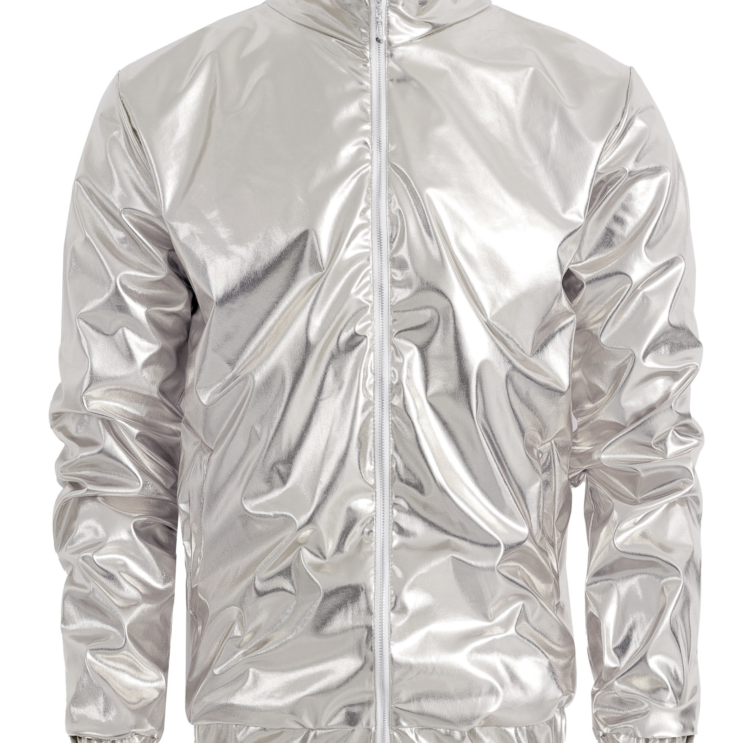 TEMU Veste de couleur pour hommes dans les boîtes de nuit, Halloween, tenues de jeu de rôle pour hommes