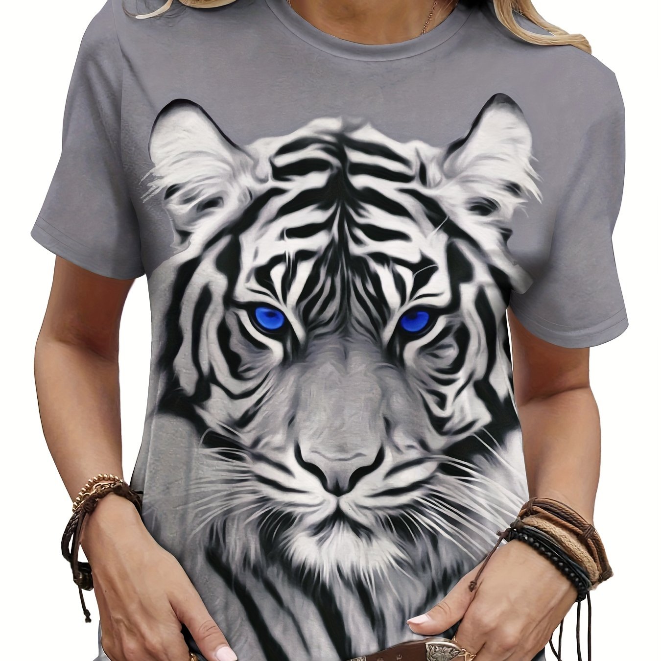 Tシャツ・カットソー ASCLO Tiger Silket Short Sleeve T Shirt (3color) ASCLO Tiger Silket Short Sleeve T Shirt (3color) - ASCLO