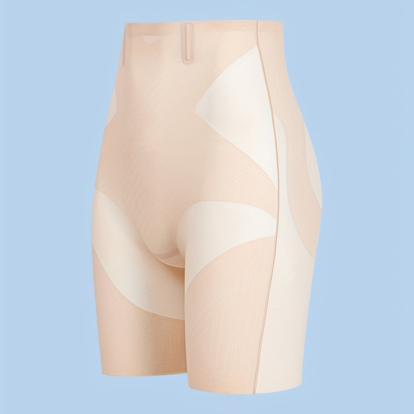 Image of 1pc Ultra-thin Tummy Flattening High-waist Ice Cooling Seamless Lifting Back Transparent Leggings