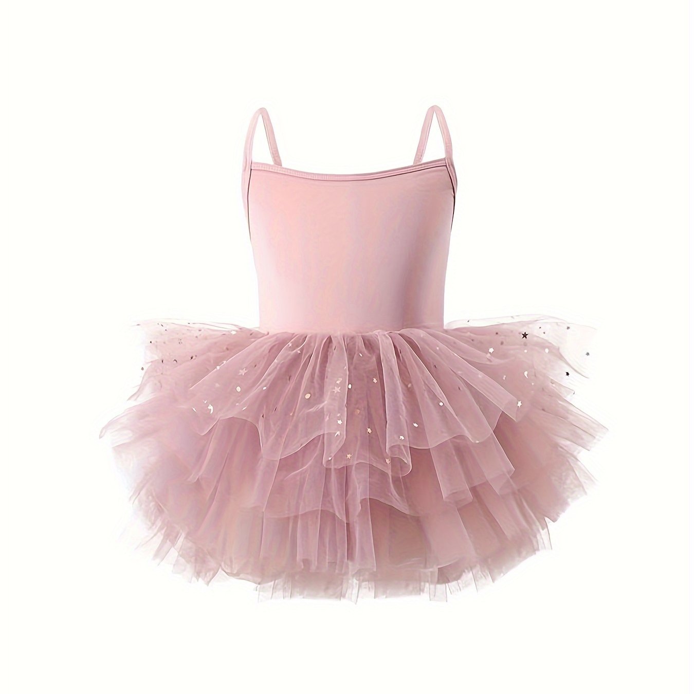 Back-to- Girls' Ballet Dress Sequin Tulle Spaghetti Strap Ballet Dress Christmas Party Dance Ballet Skirt Back-to- Girls' Dress Dance Gymnastics Leotard