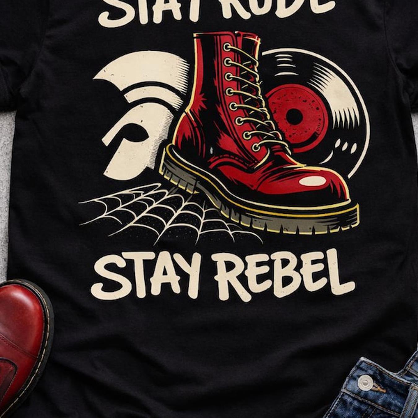 Stay Rude T Shirt 69 Ska Rocksteady