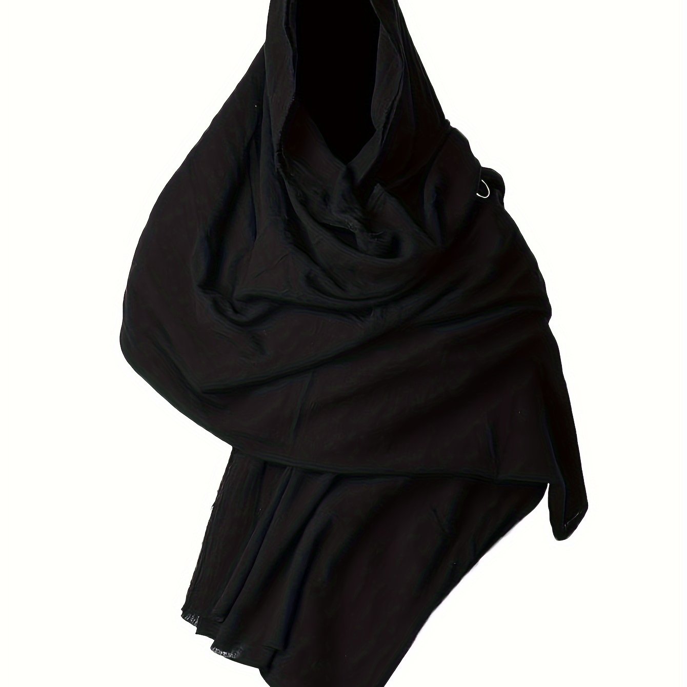 Image of Medieval Halloween Pirate Shawl Scarf Costume Renaissance Hooded Shaman Cloak Cape