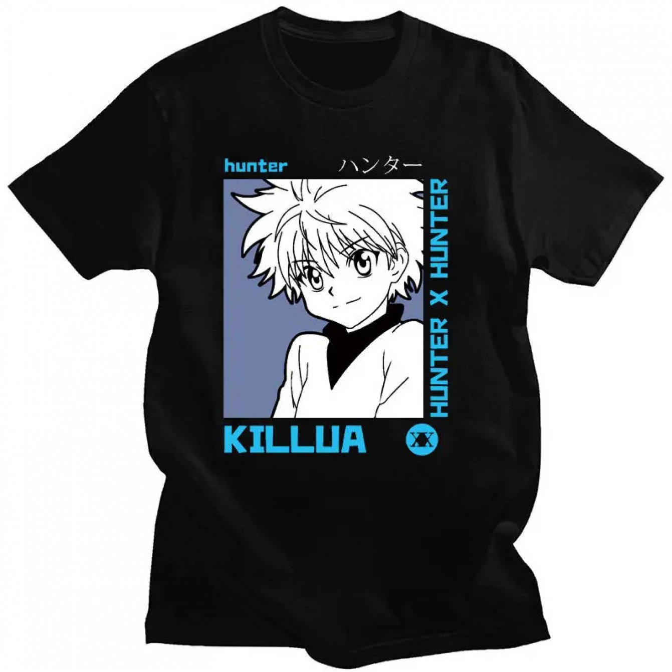 Hunter Men's Cartoon T-shirt Short-sleeved Summer Versatile Base