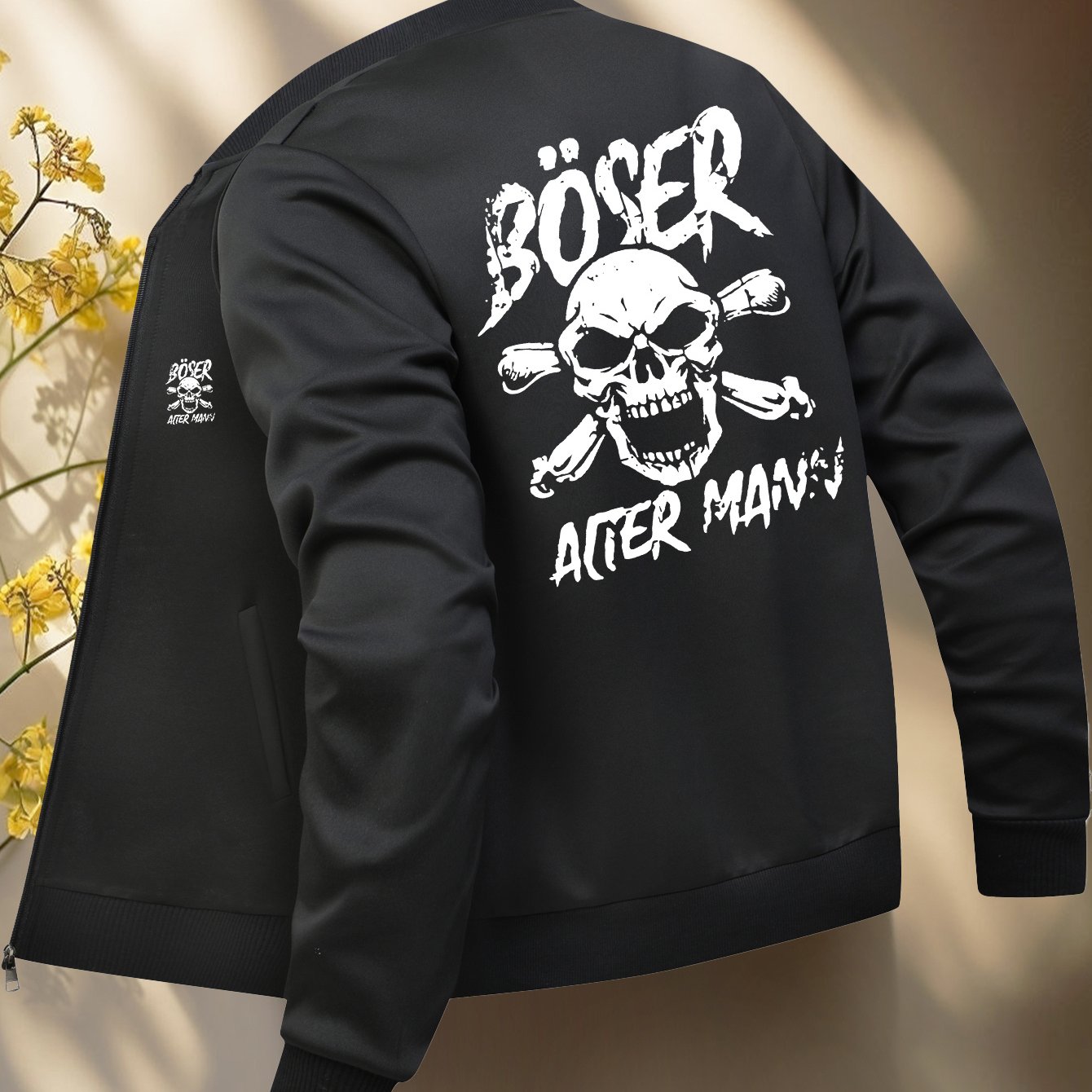 E-shop Herren Freizeit Jacke in großen Größen mit stylischem Print und