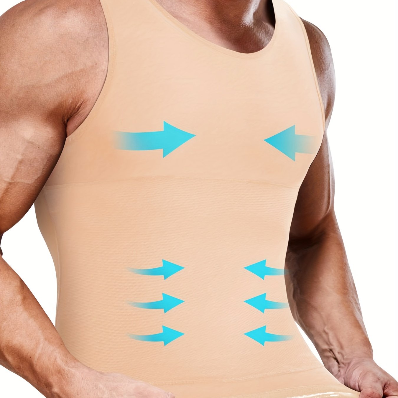Double Layer Fabric Slimming High Compression Tummy Control Body Shaper Shapewear Tight Tank Top