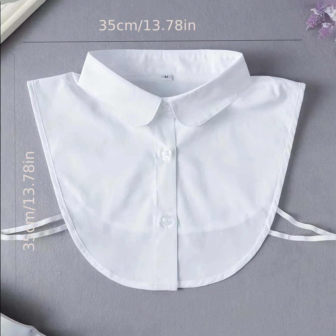 Image of 1pc Fake Collar Detachable Collar For Men Shirts Collar Dickey Collar Half False Blouse Dickey - Gift Idea For , Family, Or Colleagues