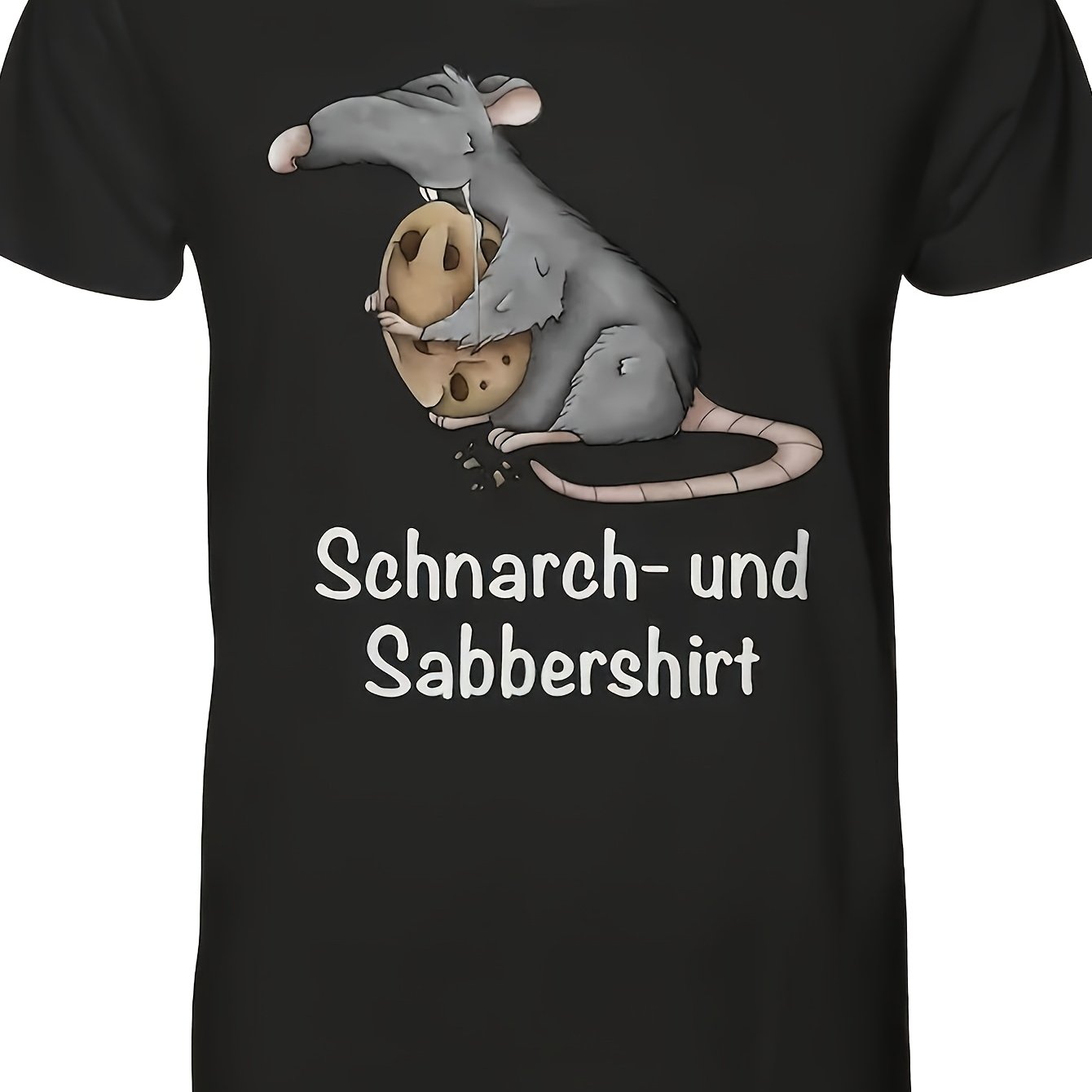E-shop Herren Lustige Deutsch Witze Pyjama - Lockere Passform Schlafshirt mit Deutscher Textdruck (z.B. "Warum war das Mathebuch traurig? Weil es zu