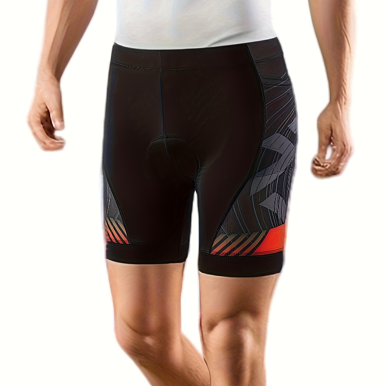 TEMU Men's Padded Cycling Shorts 3d Padding Medium Elasticity Lightweight Road Bike Shorts Suitable For Mountain Biking And Long Distance Riding