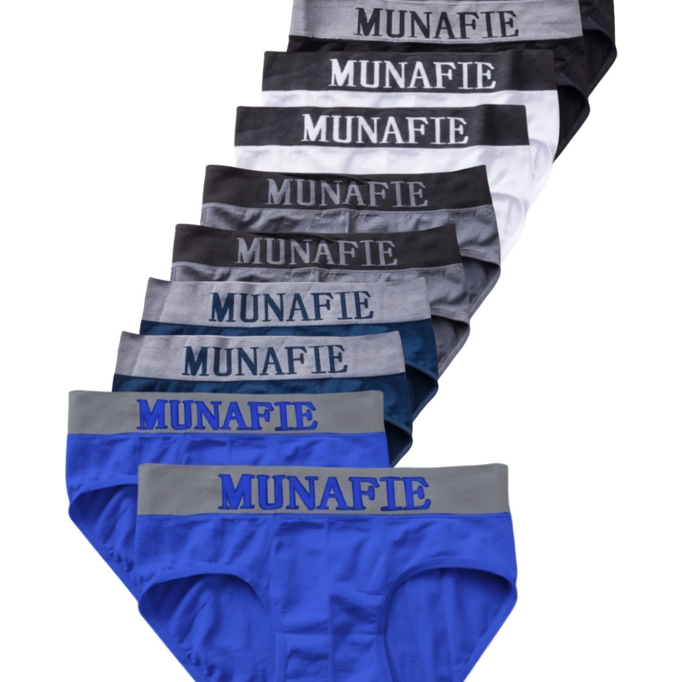 TEMU 10pcs Set Men's Mid-waist High-elasticity Ultra-thin Quick-drying Sports Seamless Comfortable Breathable Quick-drying Men's Briefs ( S Sizes)
