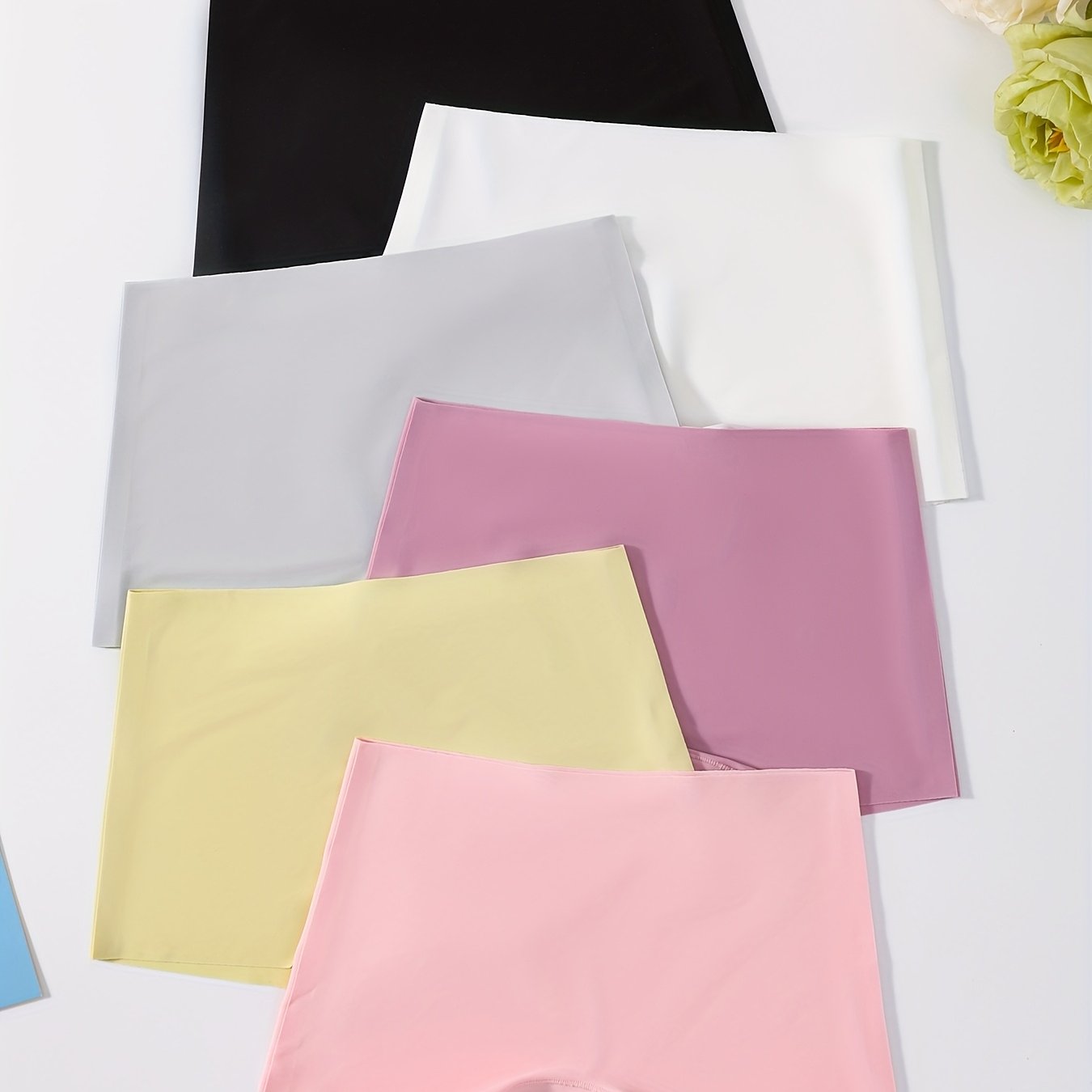 Image of 6-pc Solid Easy Seamless Girls' Briefs