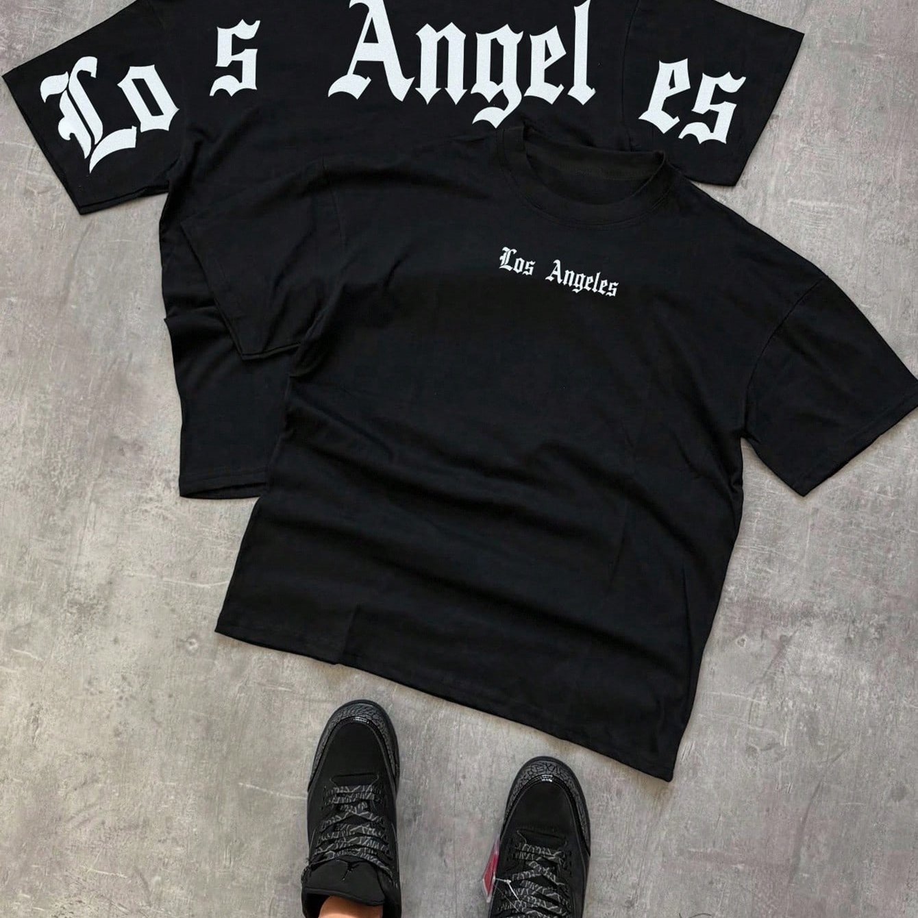 TEMU Men's Casual Short-sleeve T-shirt With Letter Print For Everyday Street Style