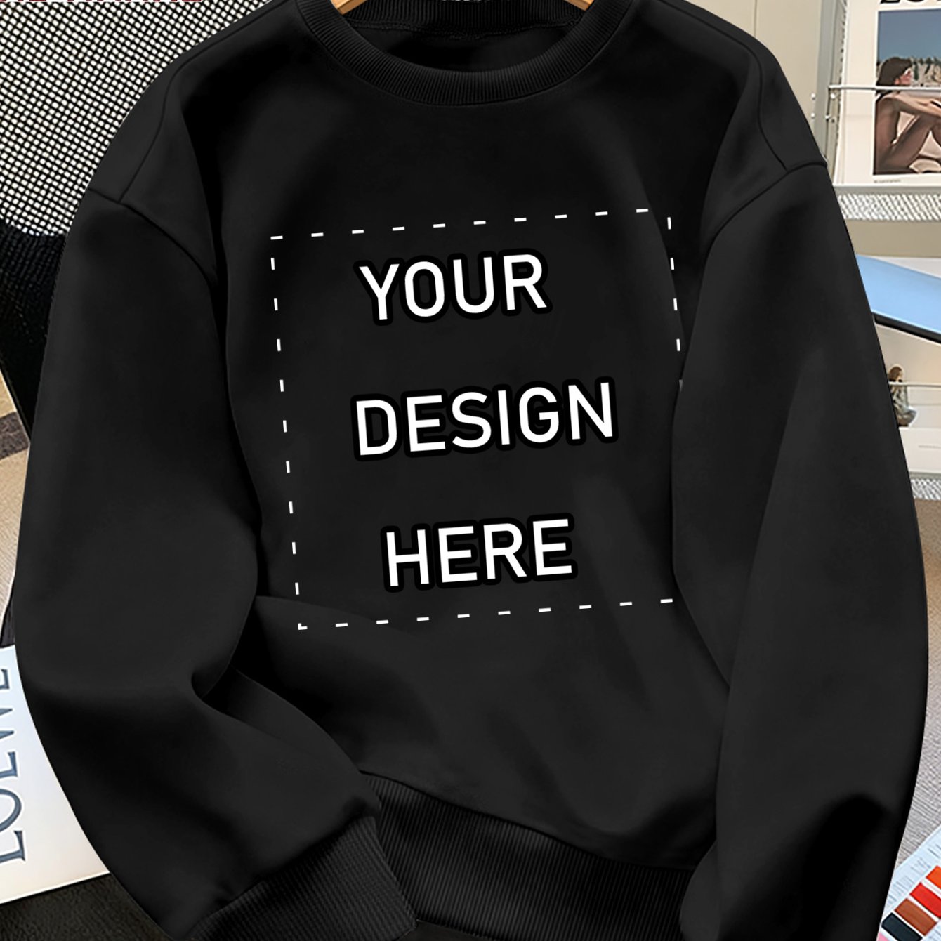 TEMU Plus Size, Custom Christmas Thanksgiving Gifts Add Your Own Text Patterns Badges Company Logos Family Photos Selfies To Design Your Custom