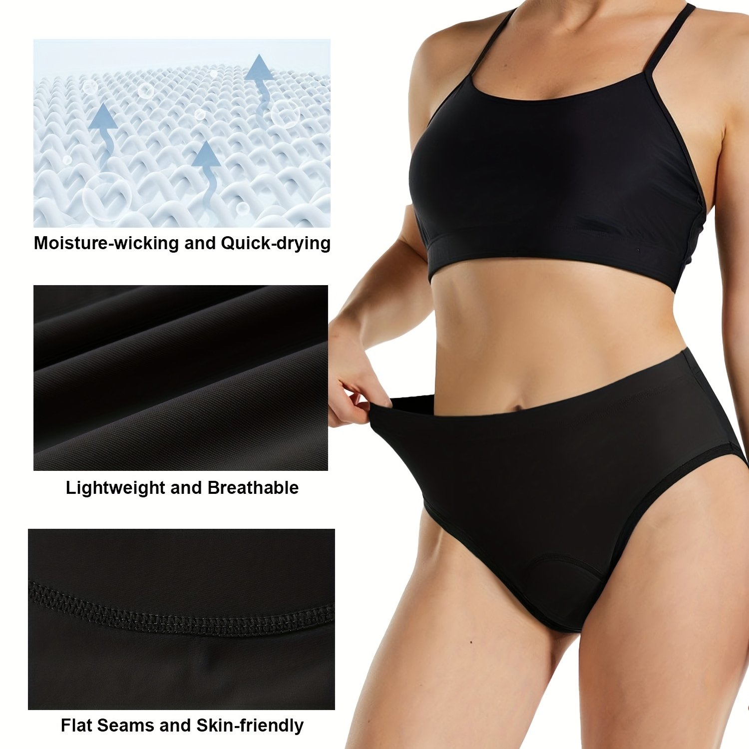 Image of Women's Cycling Underwear With Padding, Bike Shorts Liner, Rotatable Bike Triangle Shorts, Cycling Gear
