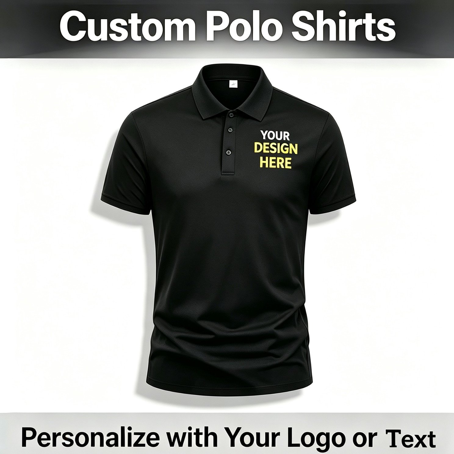 [customizable] Men' Color Shirts, Custom Printing For Single-piece Orders. Customize Photos And Texts On . Suitable For Work Uniforms, Team Wear
