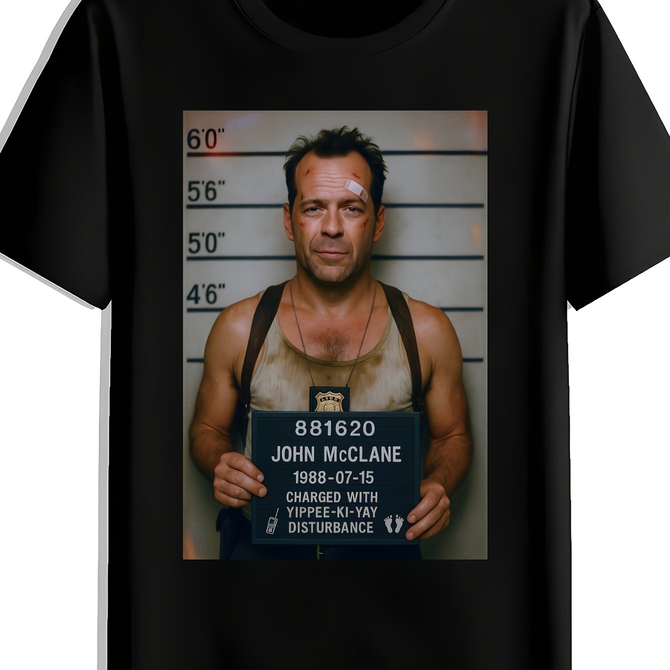 Image of Men's Black Iconic John T-shirt