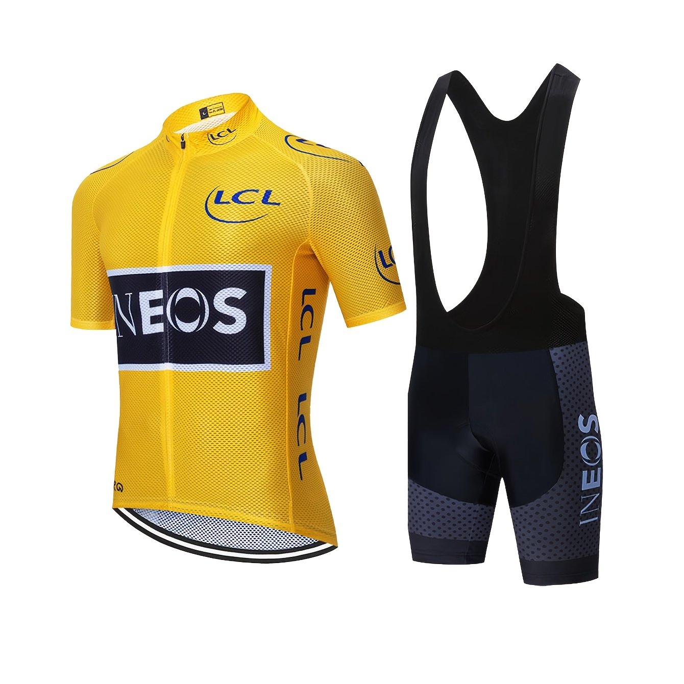 Men's Cycling Jersey Set, Cycling Apparel, Short-sleeve Cycling Outfit