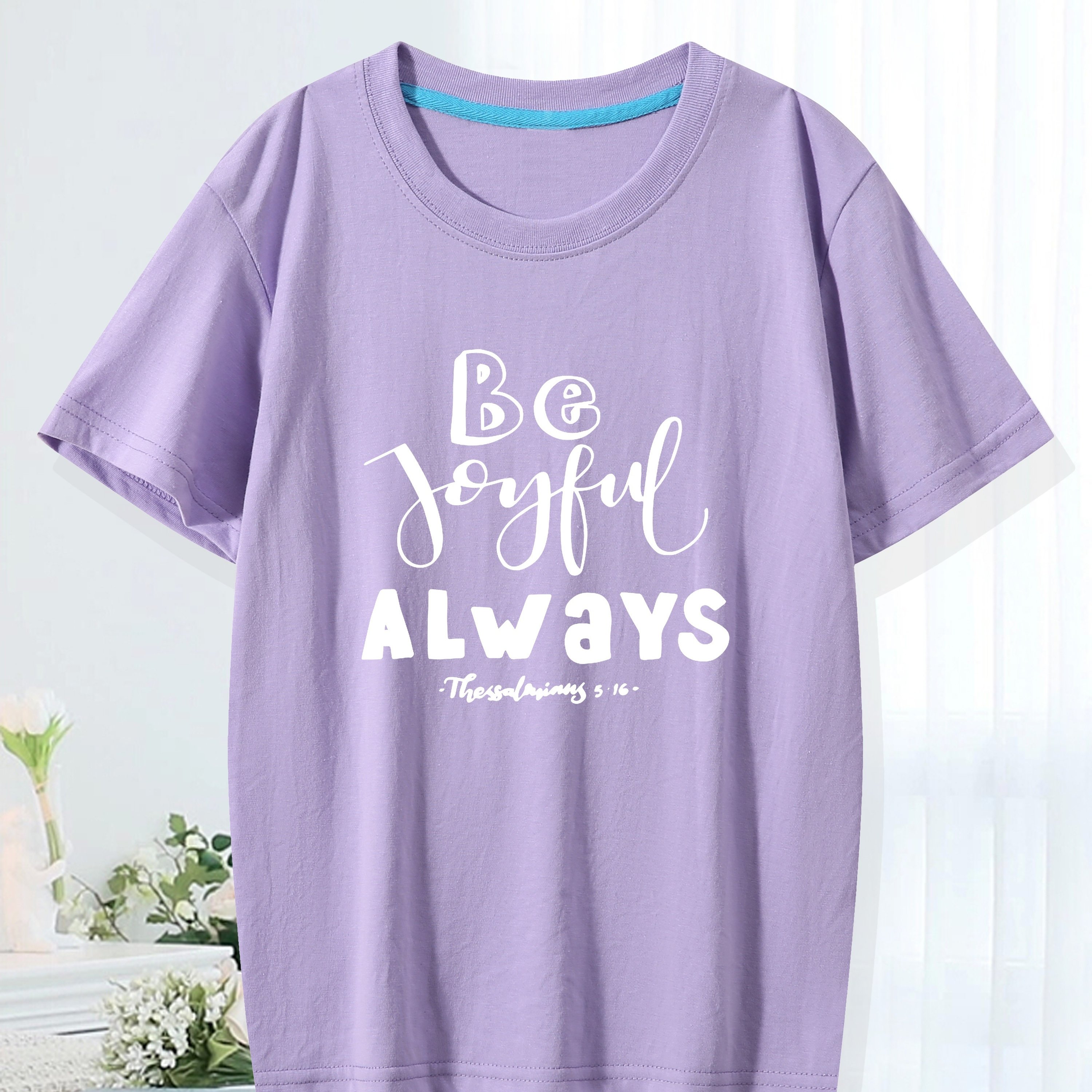 Camiseta de Manga Corta para Niña 'Joyful', Verde