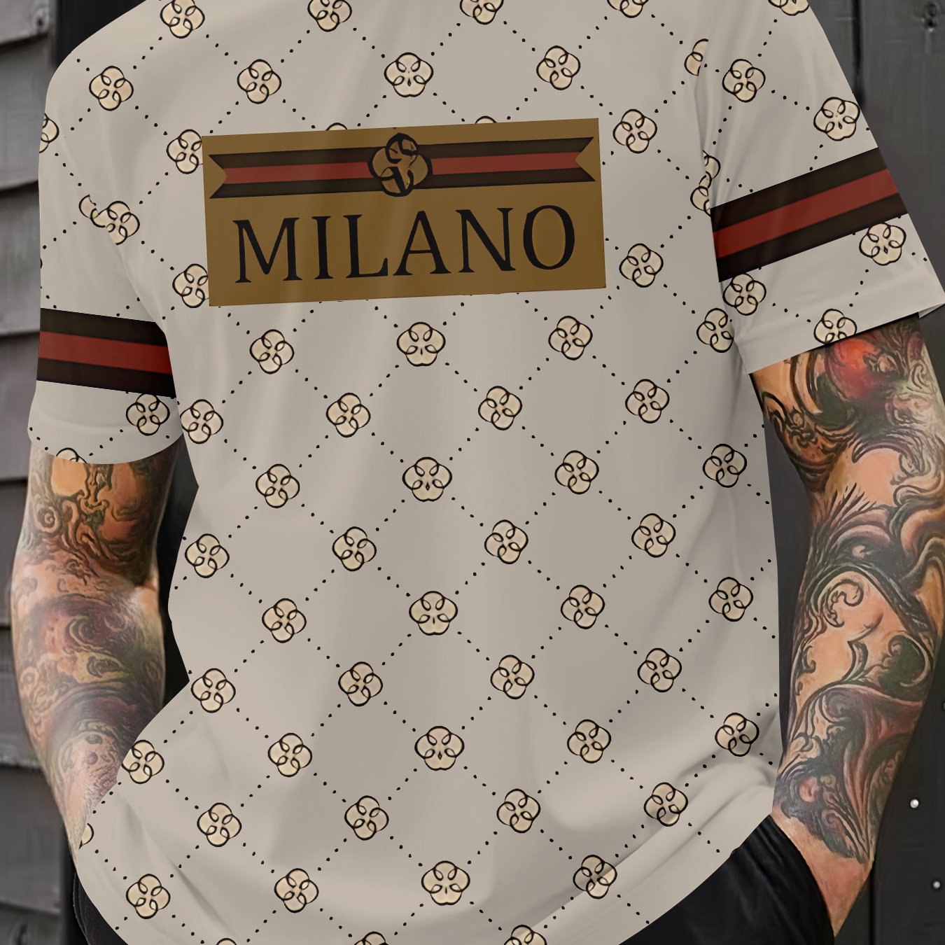 TEMU T-shirt casual da , maglietta trendy a da , facile stampa texturizzata a maniche corte, t-shirt per il tragitto giornaliero - Tessuto in maglia