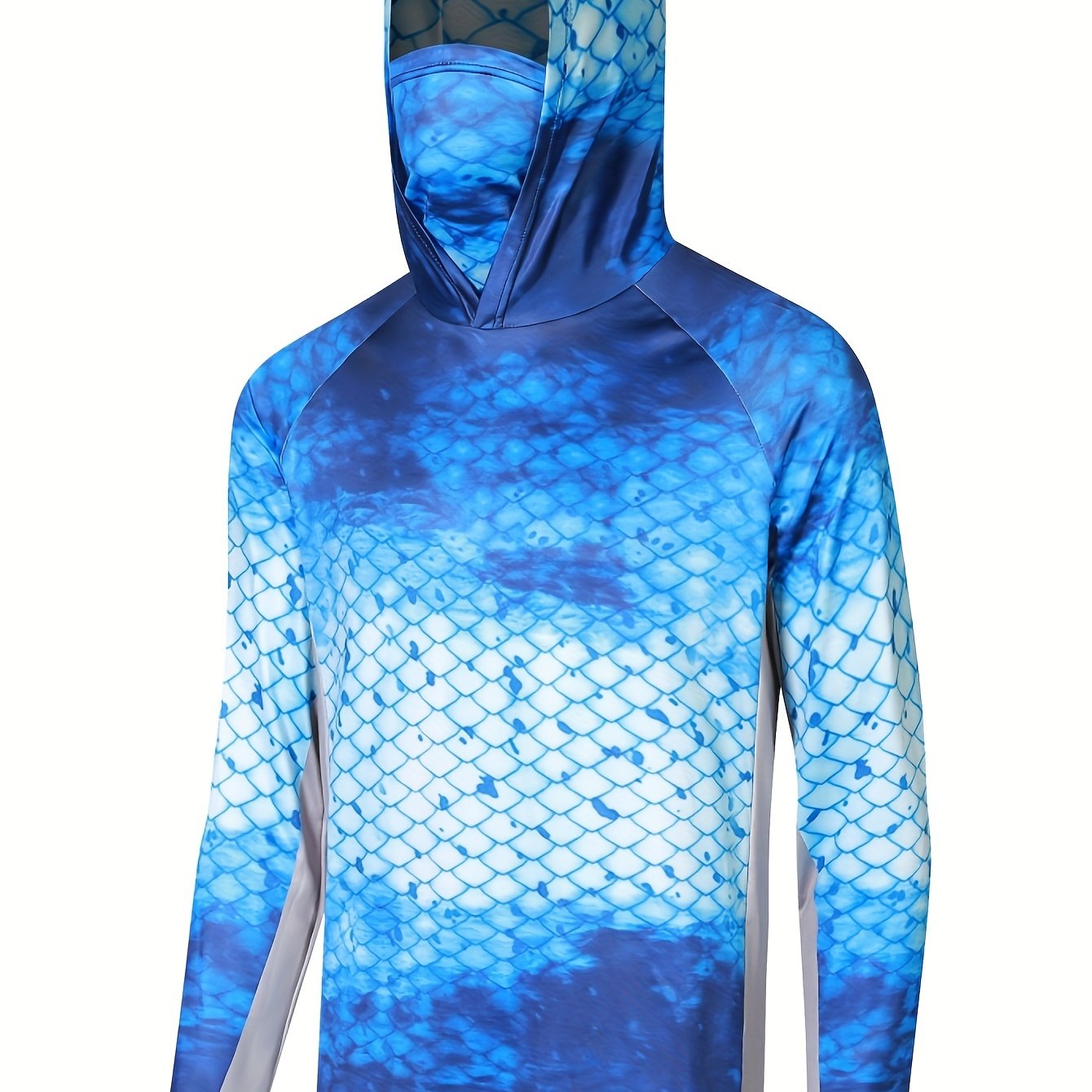 New Scales Fishing Clothing For Mens Hoodie Anti-UV Sun Protection