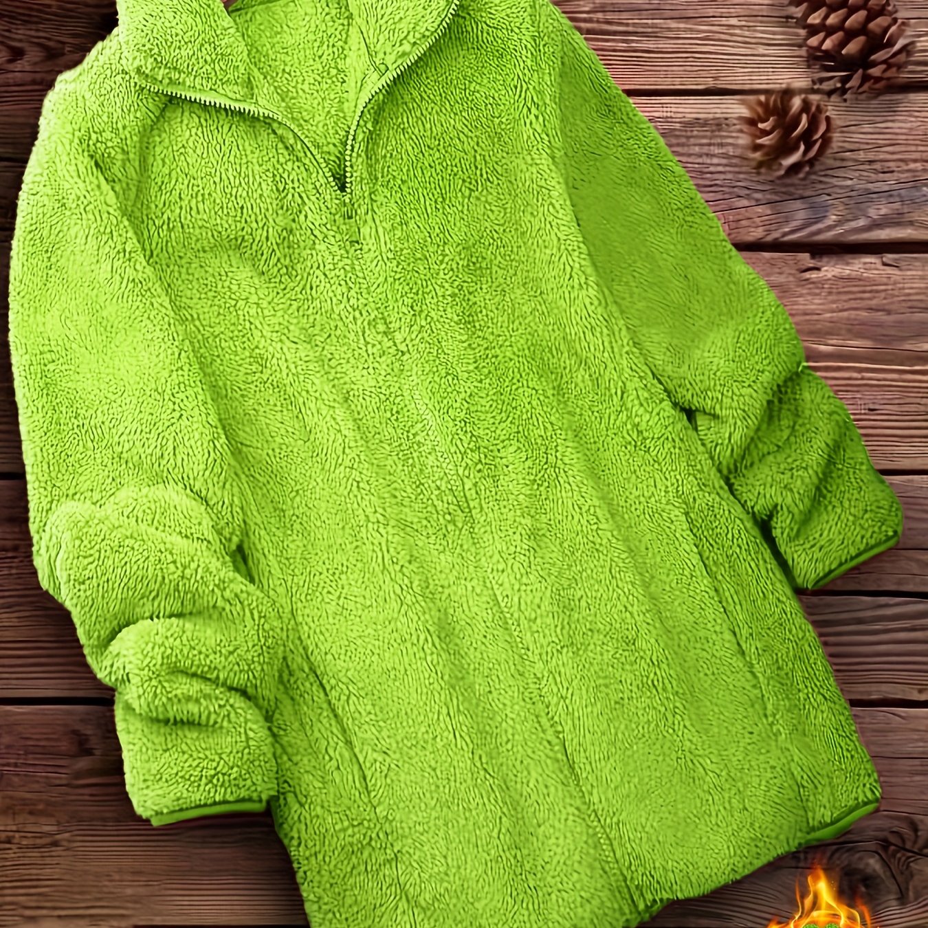 Plus Size, European And Size Women's Fashion Warm Tops And Coats