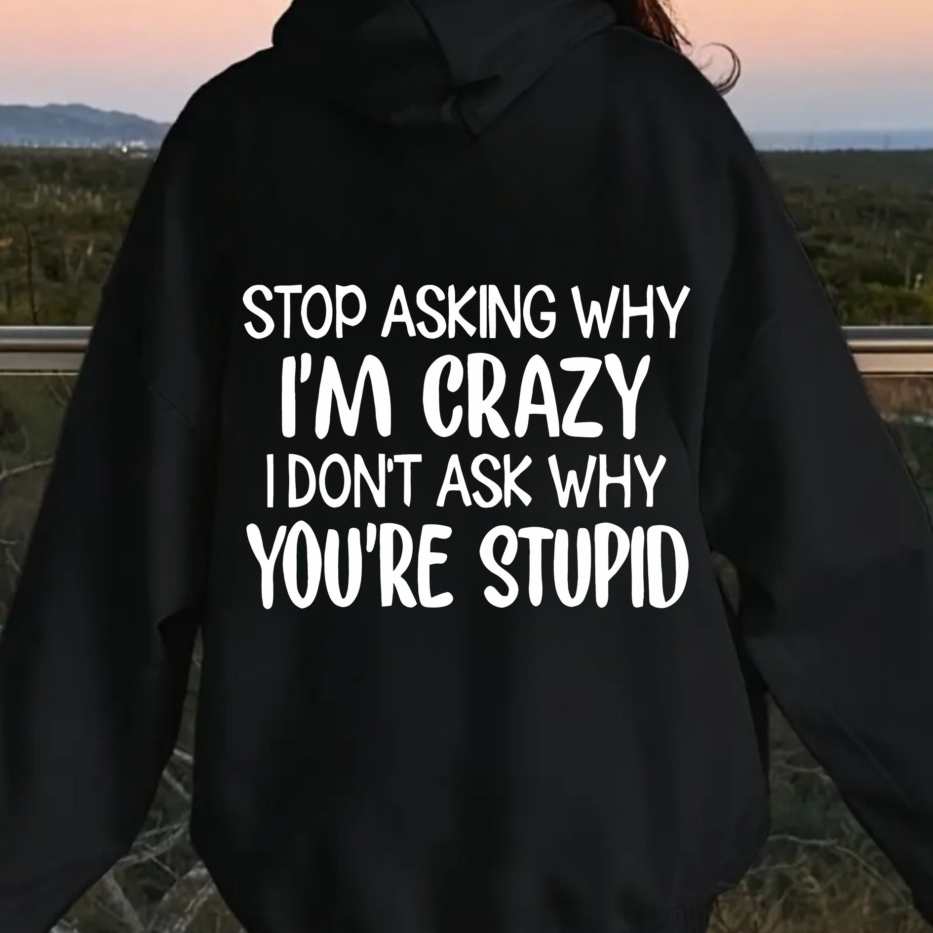 TEMU New Versatile Women's Autumn And Winter Collection, Featuring Fun Phrases, Letter-printed Hoodies, Stylish Casual Zip Jackets, And Zip-up