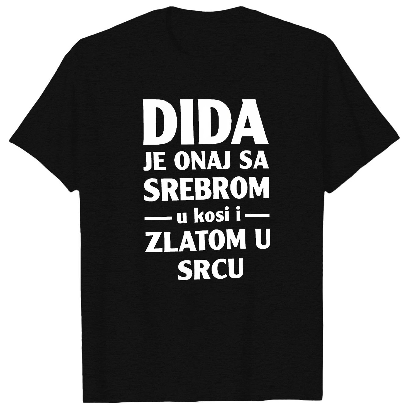 Image of Men's Funny Croatian Saying T-shirt - " Je Onaj Sa Srebrom" Graphic Tee - With Text - Lightweight Summer Shirt For Croatian Heritage Days - Casual Everyday