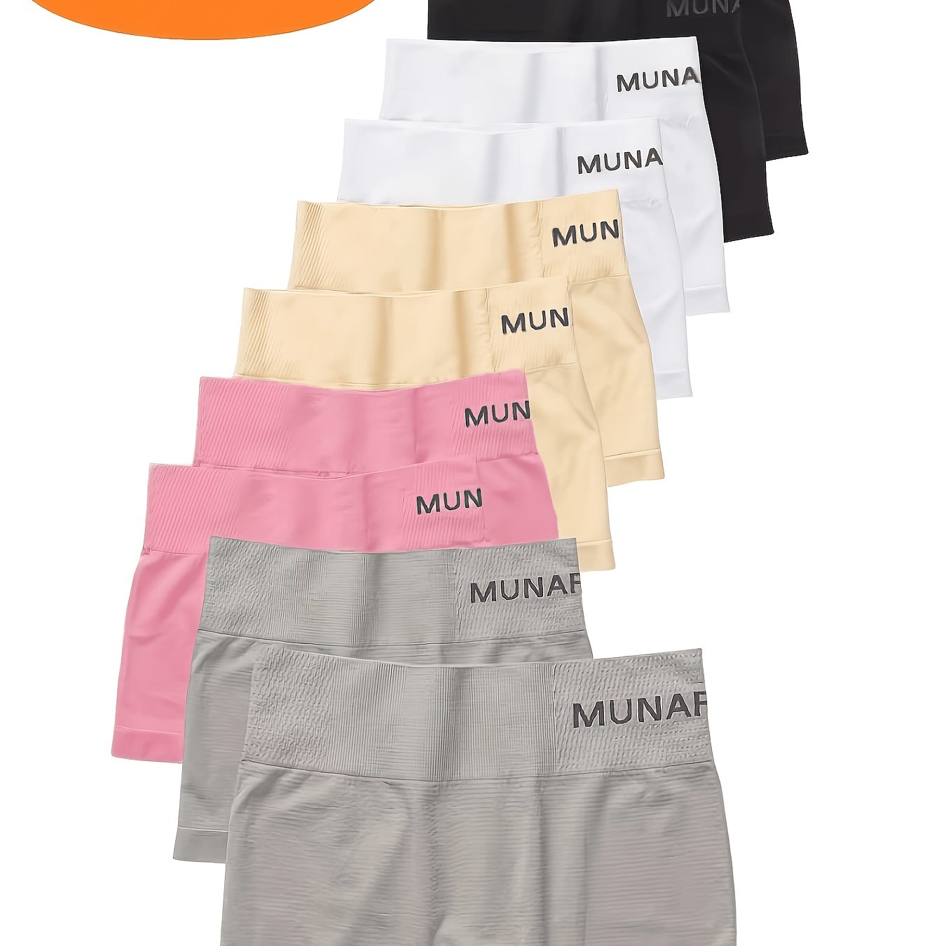 Image of 10pcs (1 Pack Of 10pcs) Women' Safety Briefs Mid-waist Comfortable -lifting High-elastic Flat-seam Panties (suggested S-xxl)
