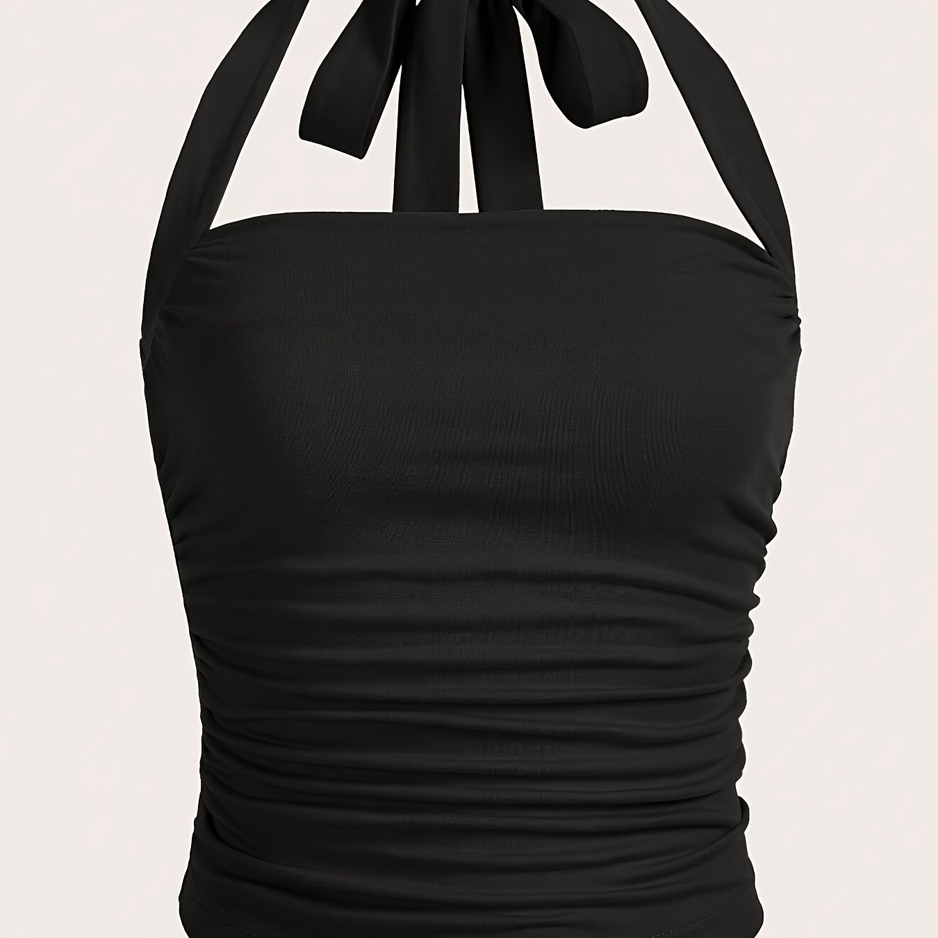 Image of Directional 0102 Pure Desire Sexy Halter Neck Camisole Tank Top For Women, Outerwear Short Style, Inner Layer Sleeveless Top