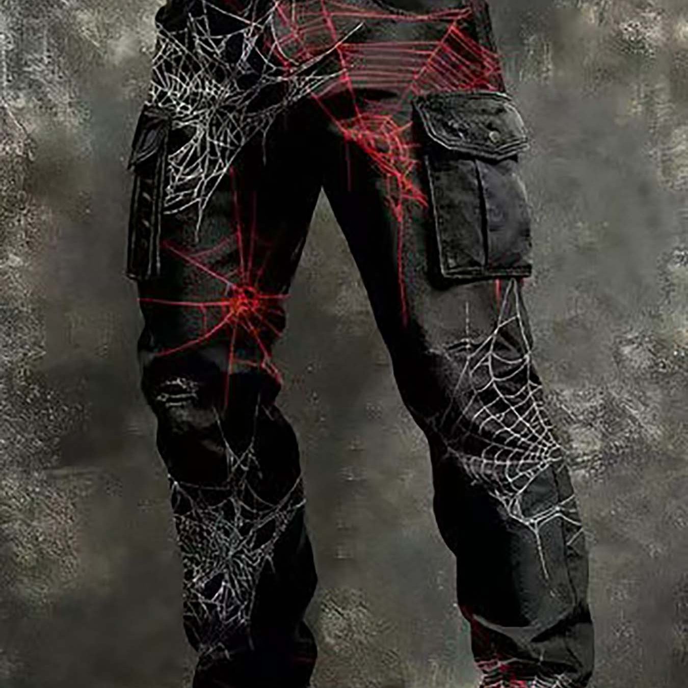 Image of Men's Pants Retro Cargo Pants 3d Printed 2026 New Style Punk