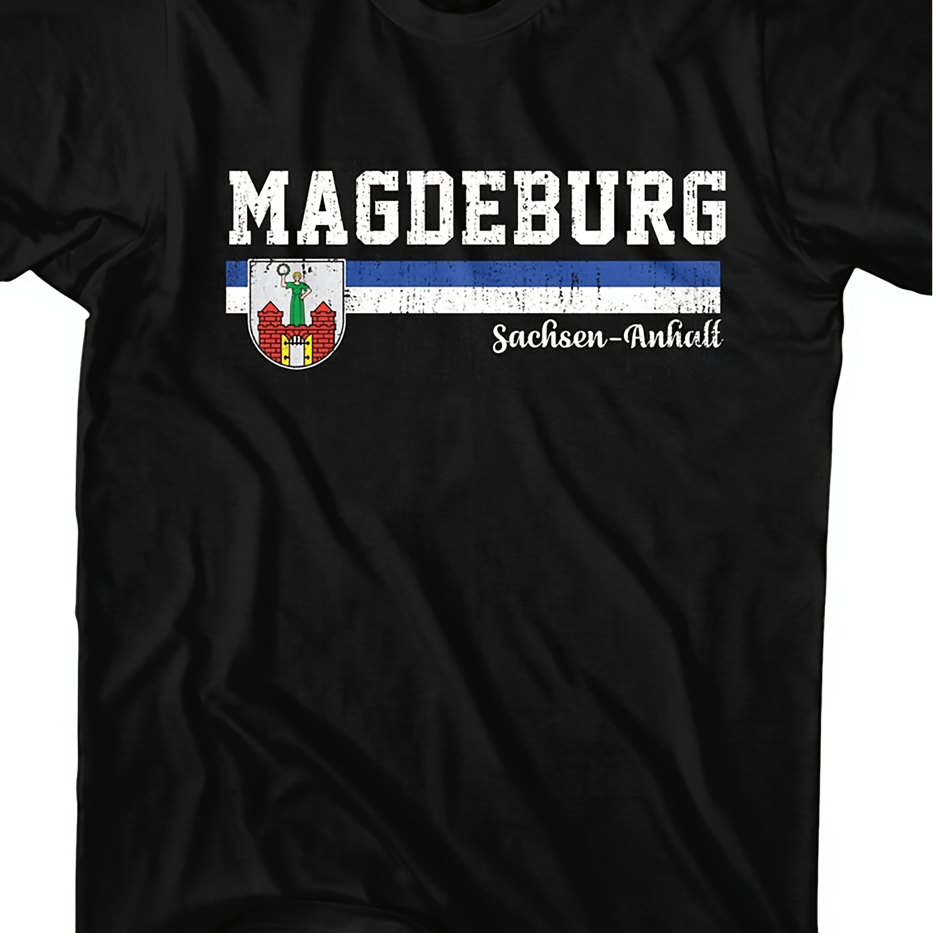 T-shirt Magdeburg Homeland Articles De Supporter De -anhalt M1-m2