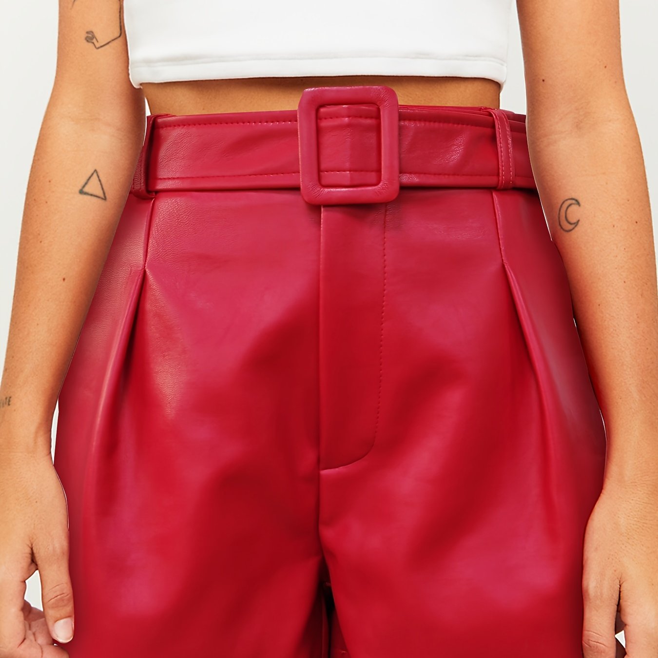 Lambskin Leather Hugo Boss Leather Pencil Skirt Hugo Boss Brown