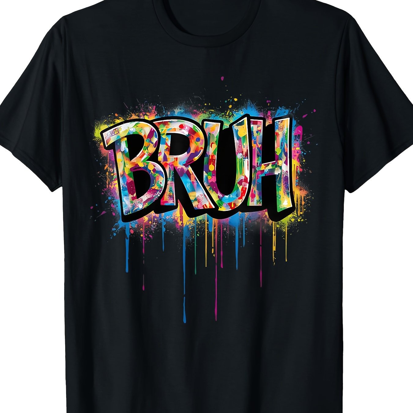 TEMU Boys Funny Saying Meme Graffiti Aesthetic Teens T-shirt-100% Cotton 220g