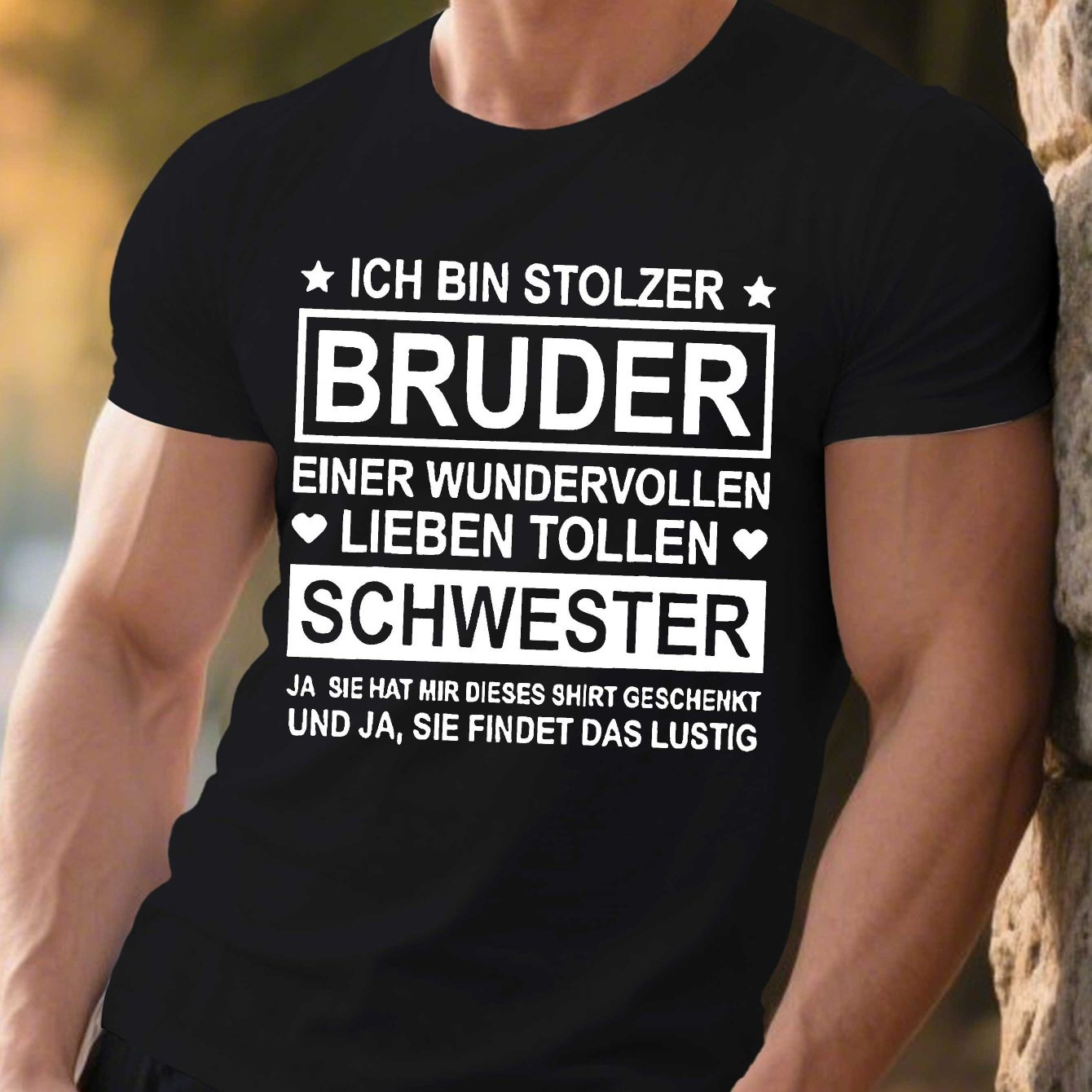 E-shop Herren Kurzarm Sommer T-Shirt mit lustigem Streetwear Design aus Deutschland