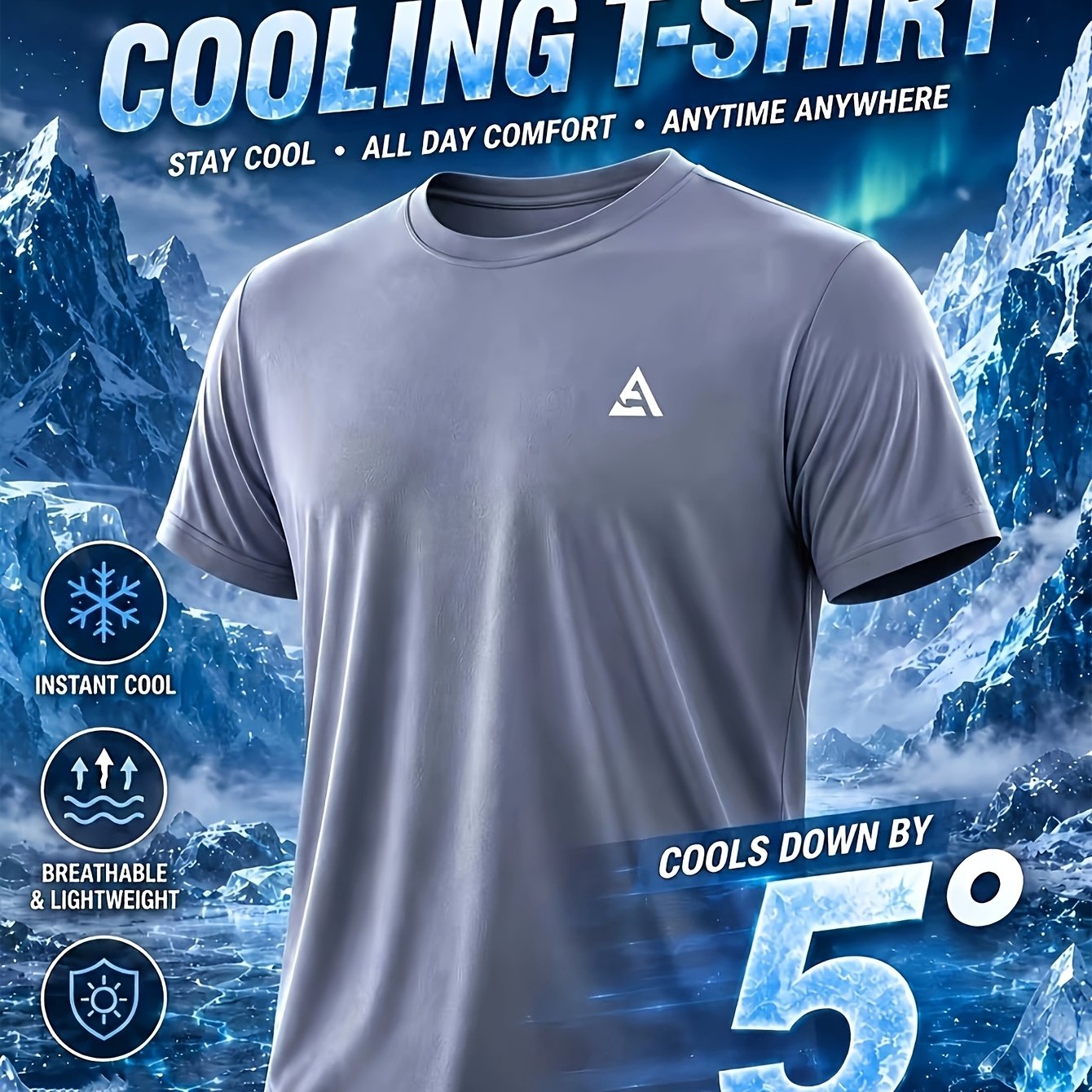 TEMU Men's Quick-dry Running T-shirt, Fashionable Solid Color Round-neck Short-sleeved Sport Top, Breathable And Moisture-wicking Round-neck T-shirt,