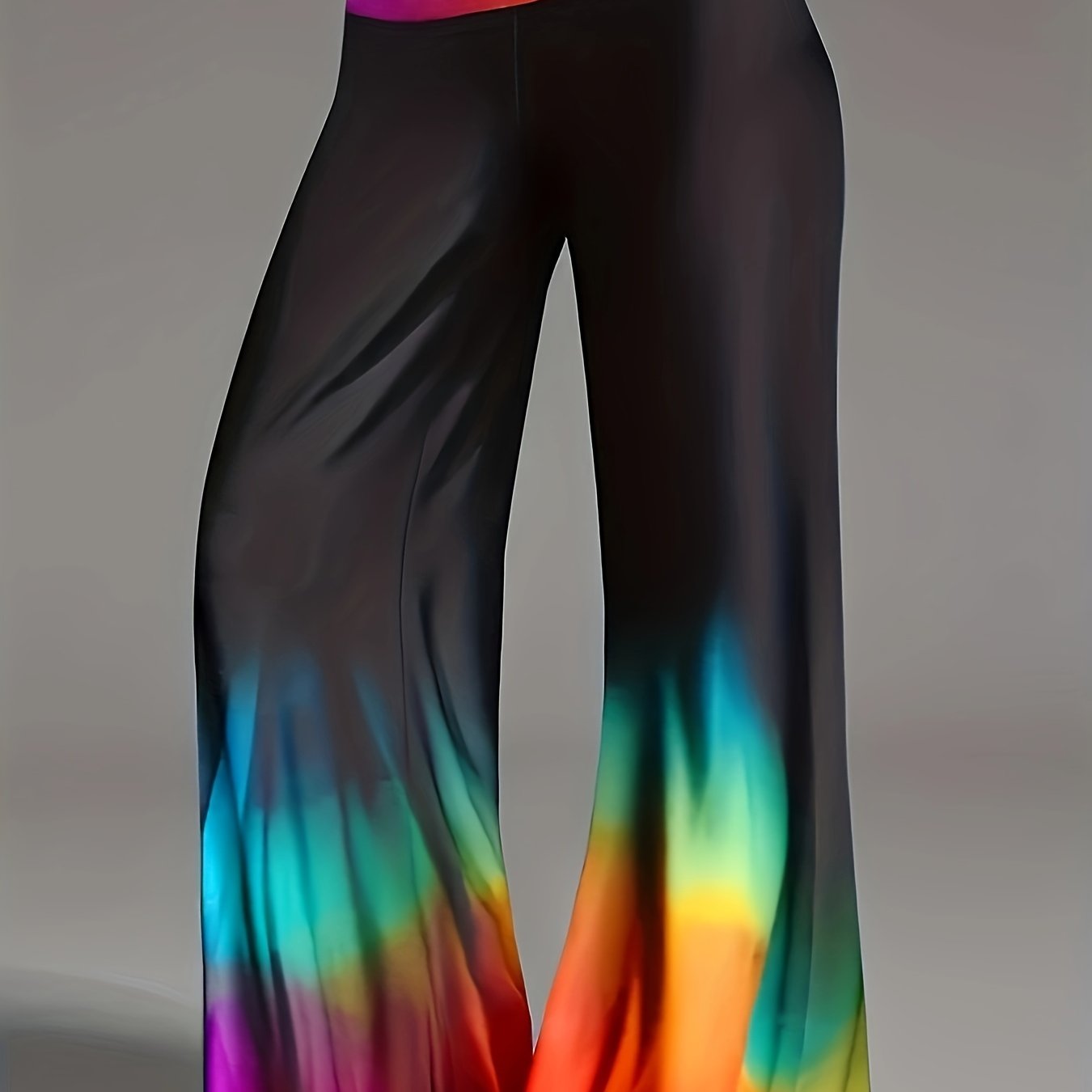 Plus Size - Plus Size - Wide Leg Pants For Plus Sizes With