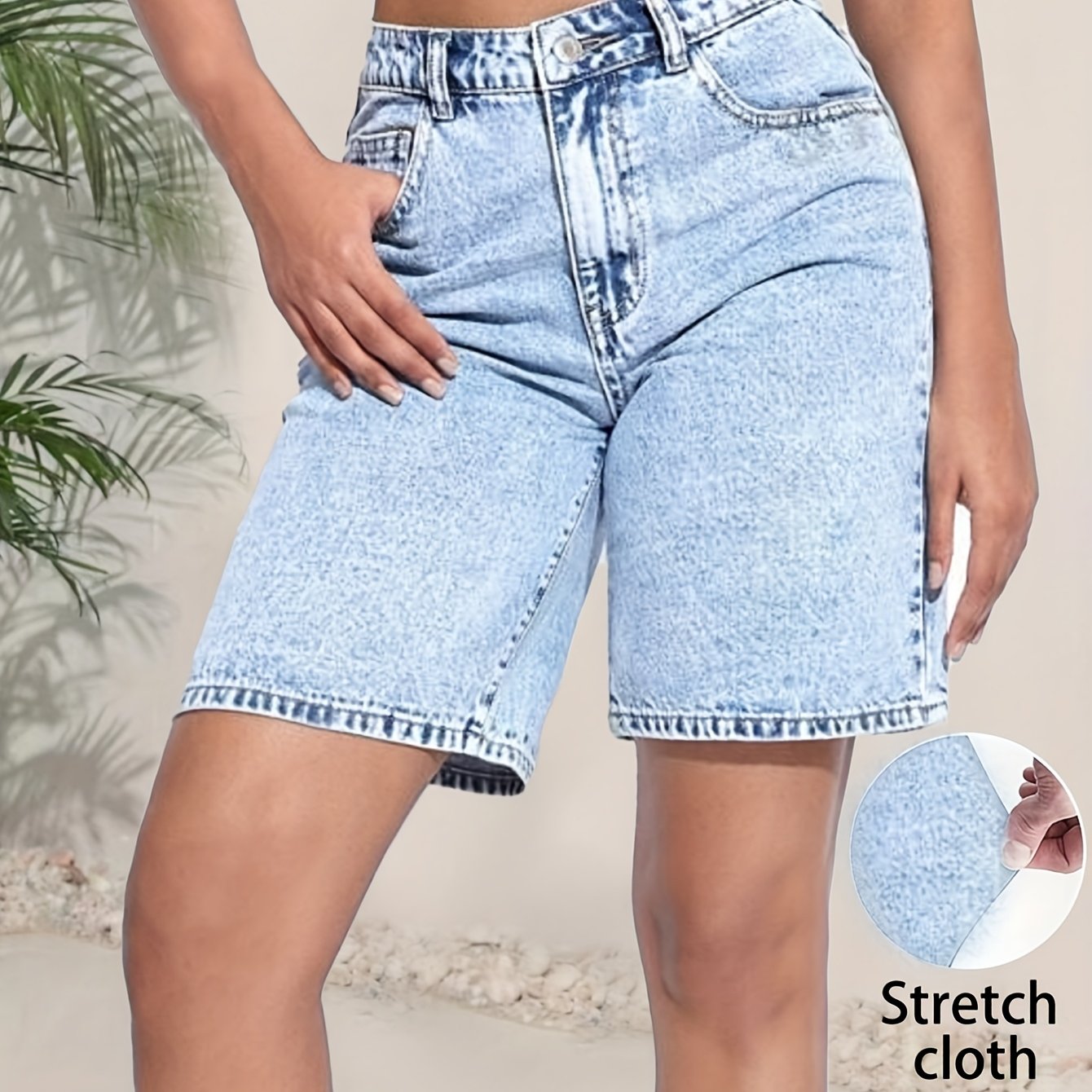 Fashionable Versatile Light Summer Women's Denim Capris