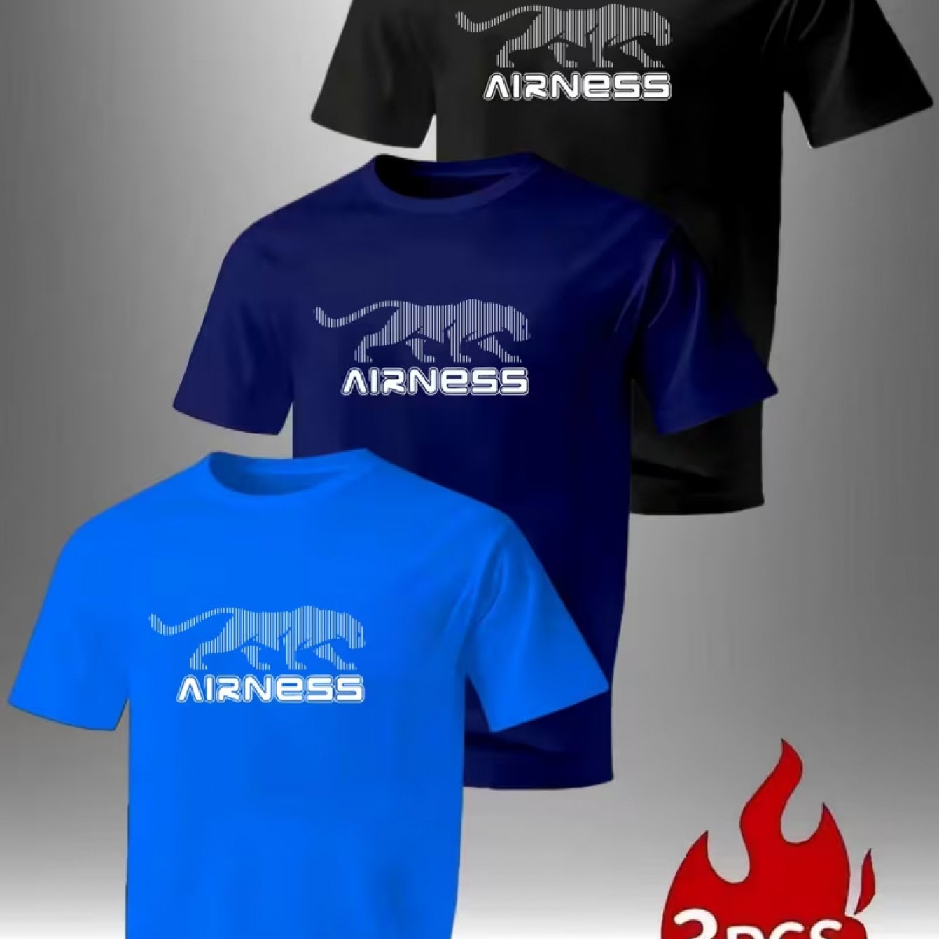 TEMU 3 T-shirts pour hommes, 3 pièces - T-shirts minimalistes à imprimé de , manches courtes et col rond, parfaits pour un décontracté, de sport, et