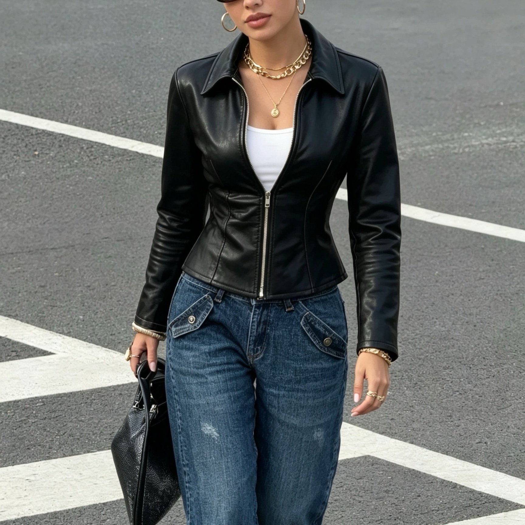TEMU Women's Stylish -sleeve Jacket With Lapel Collar, Solid Color, Machine Washable, Fashionable And Versatile For An Elegant Look, Suitable For
