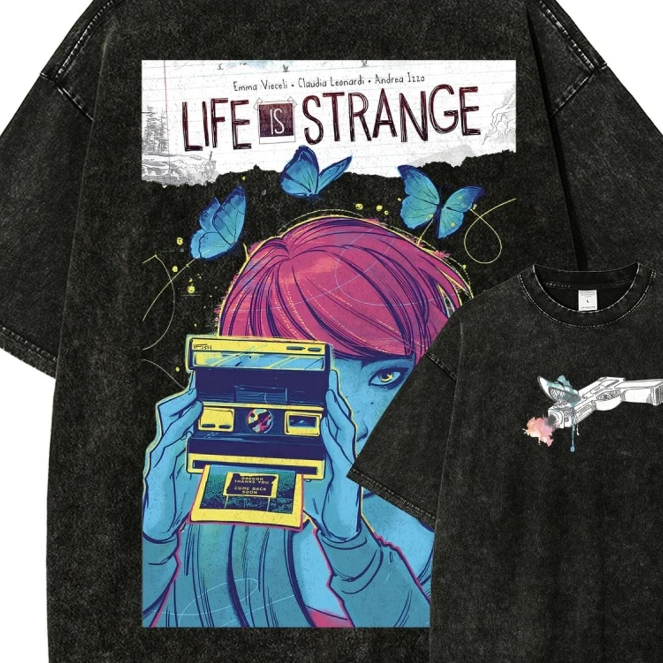 Image of Vintage T-shirt Summer Men's And Women's Cotton Clothing Fashion Breathable Short Sleeve Top Streetwear Unisex